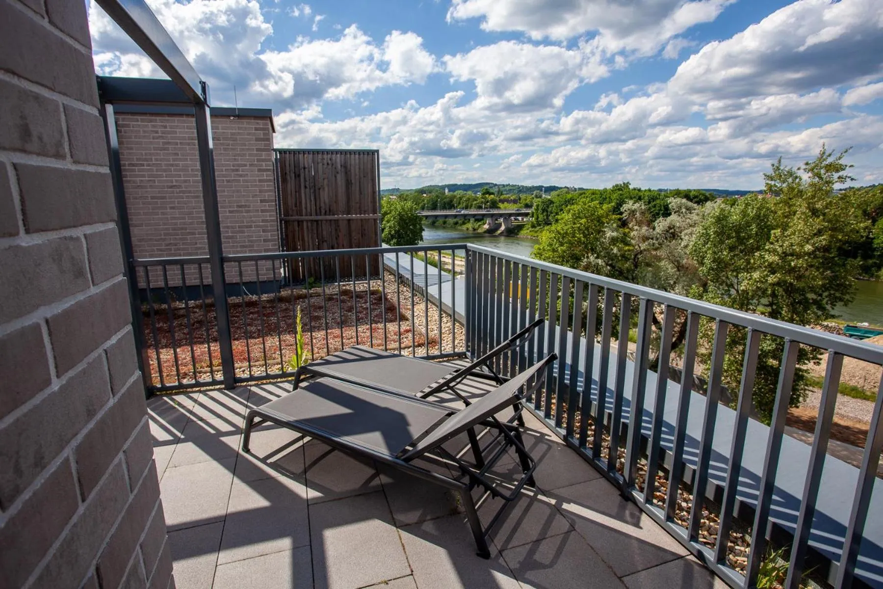 Balcony/Terrace in Marina Apartments Regensburg