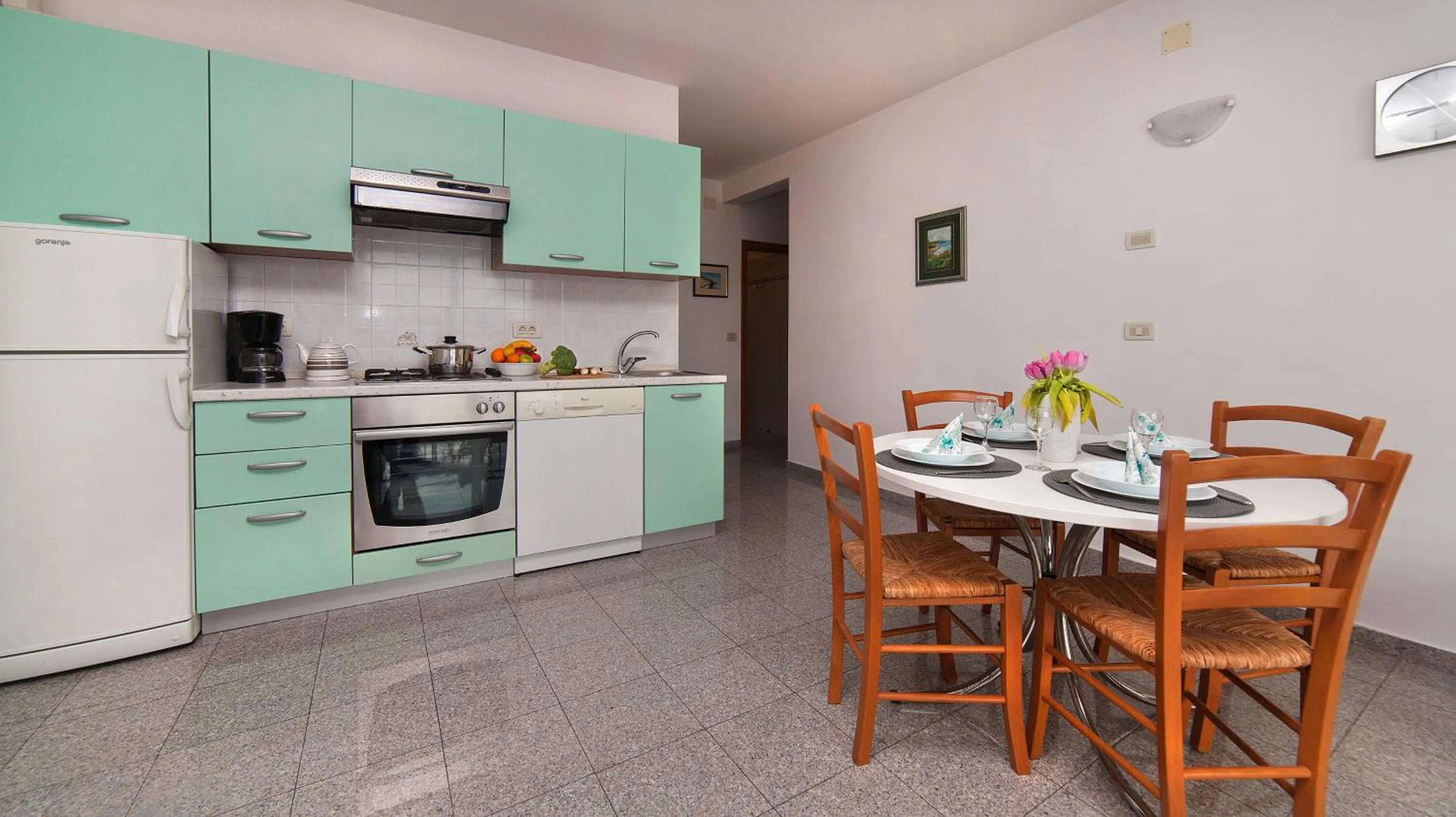 Kitchen or kitchenette in Apartment Villa Lidija