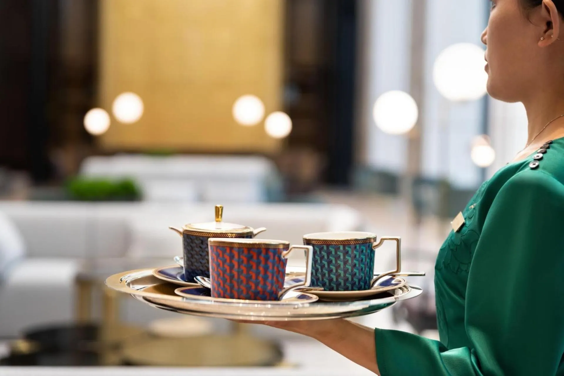 Lobby or reception in Kempinski Hotel Hangzhou - Beside the Grand Canal, connected to refined lifestyle