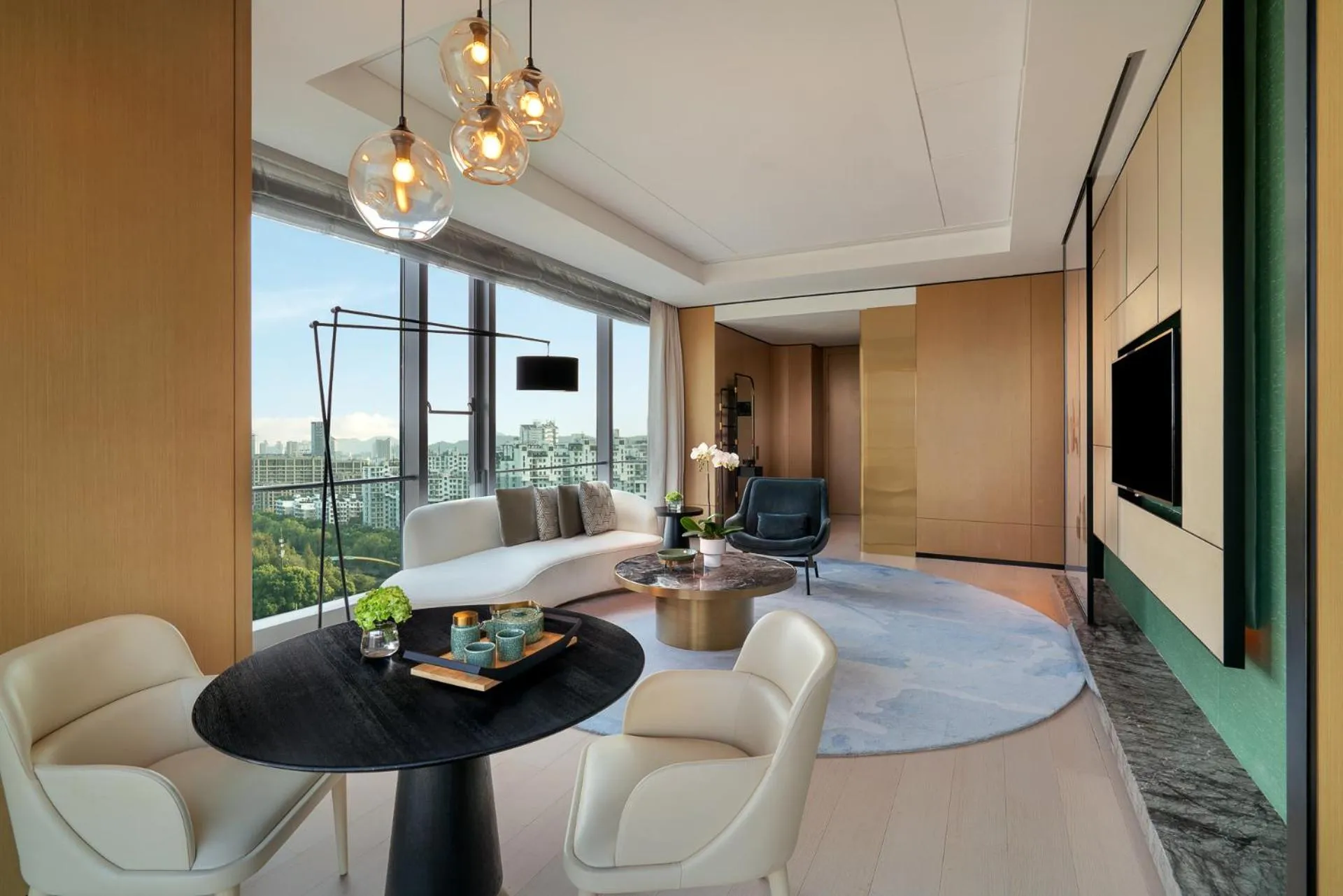 Living room in Kempinski Hotel Hangzhou - Beside the Grand Canal, connected to refined lifestyle