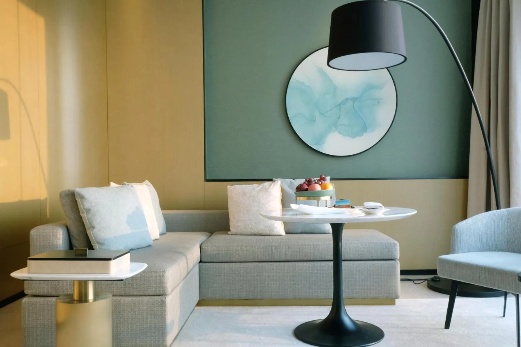 Living room in Kempinski Hotel Hangzhou - Beside the Grand Canal, connected to refined lifestyle