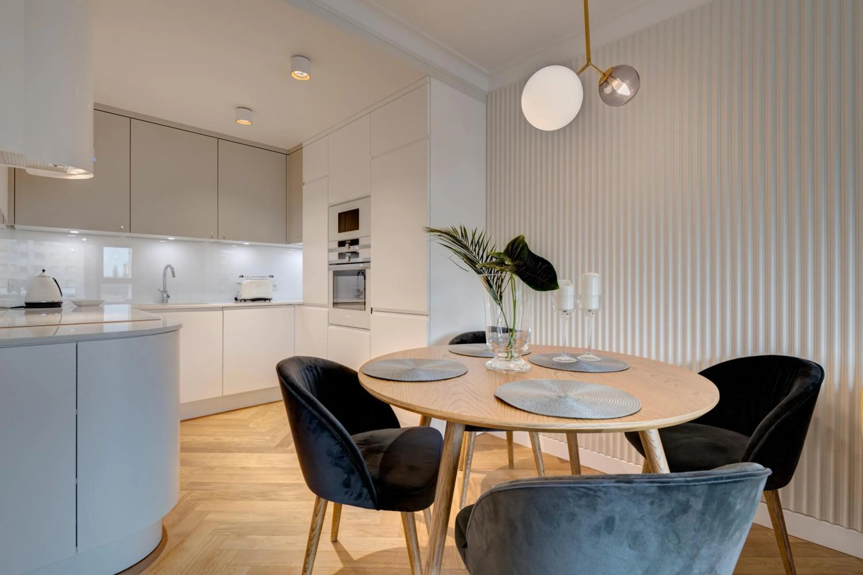 Kitchen or kitchenette in Dom & House - Apartments Winter Residence