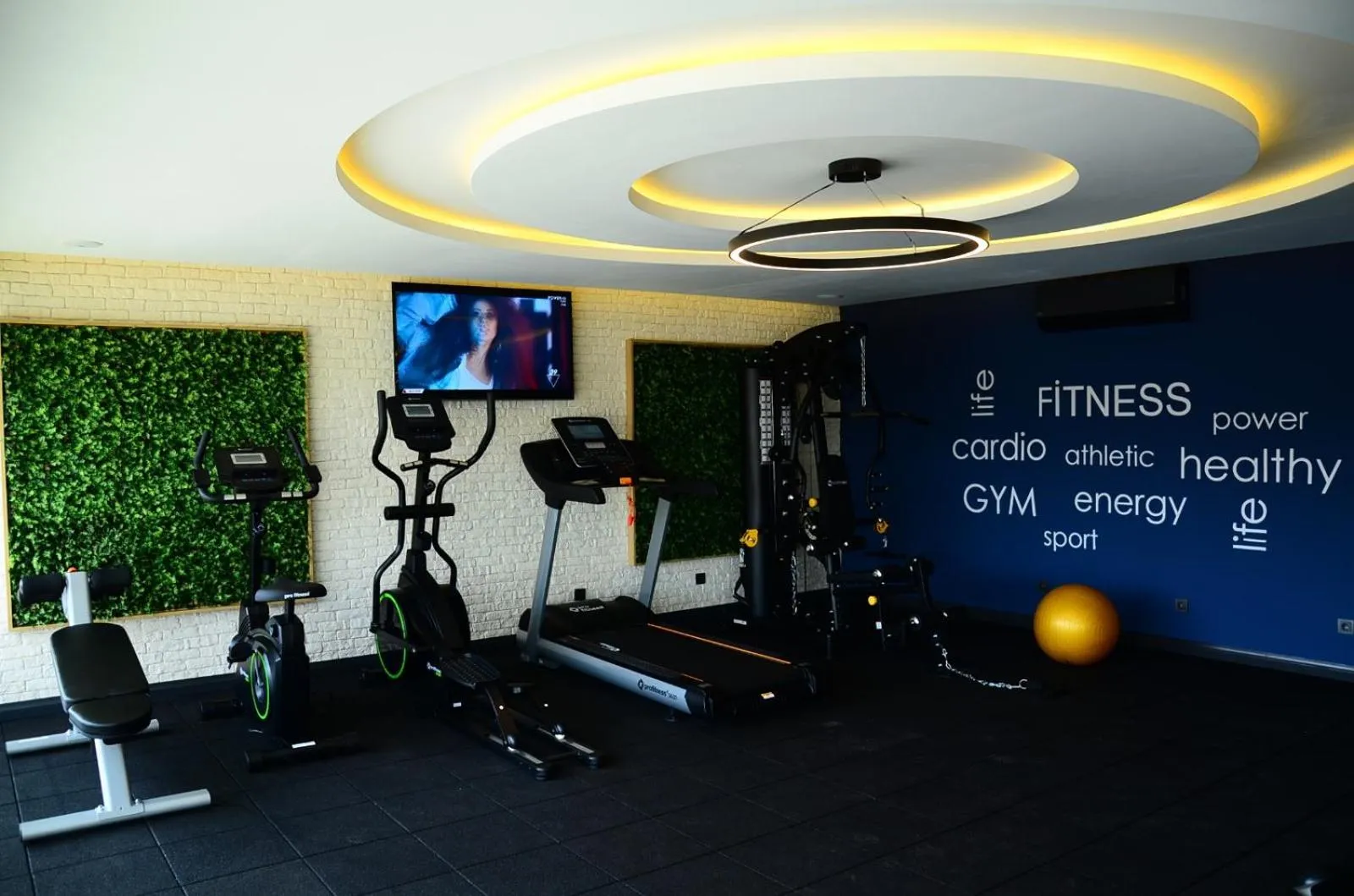 Fitness centre/facilities in Burhaniye Marina Boutique Hotel