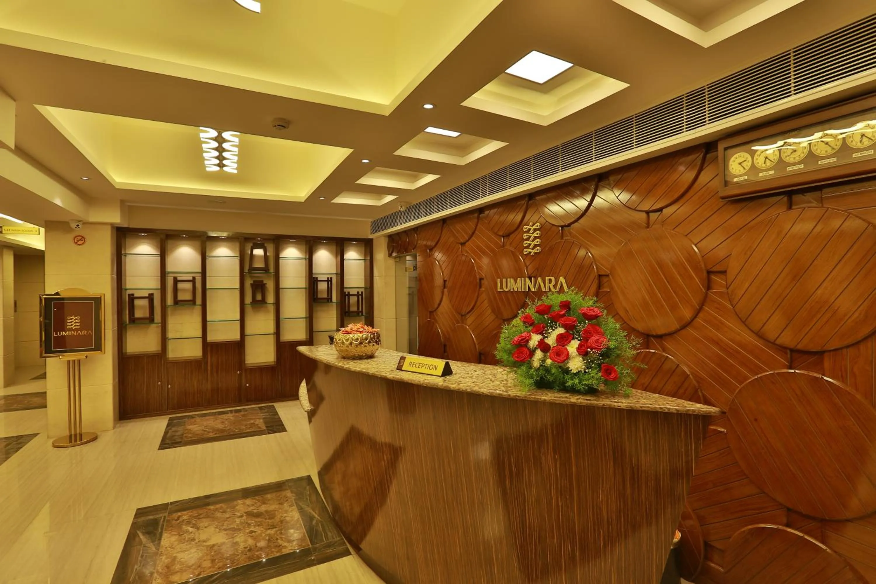Lobby or reception in Hotel Luminara