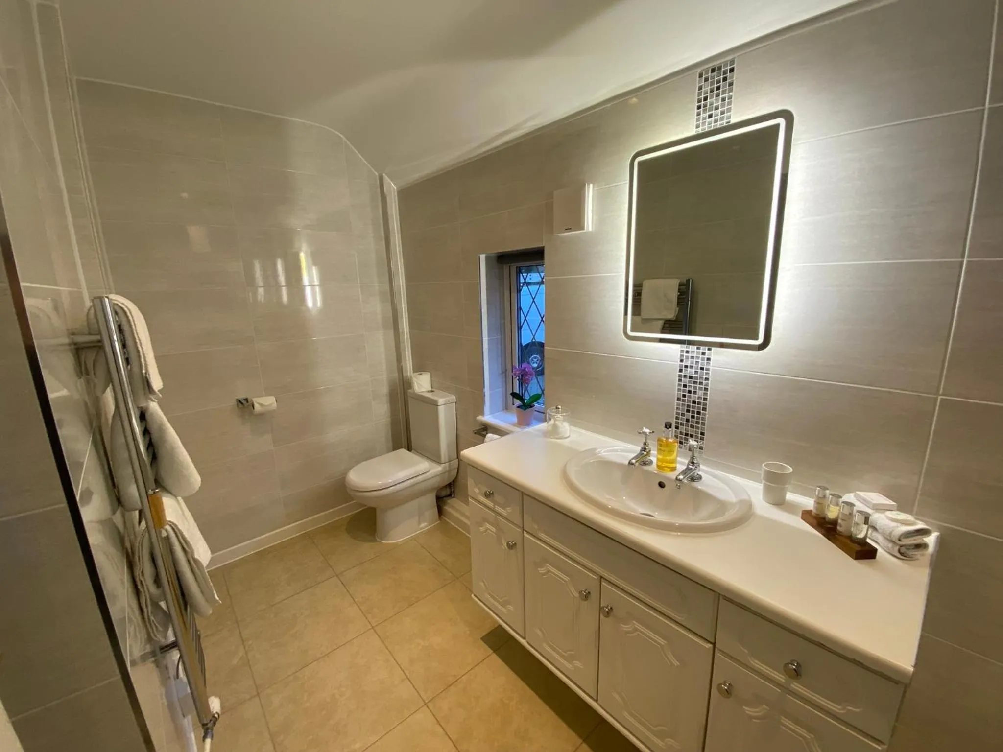 Bathroom in Trumbles Gatwick B&B