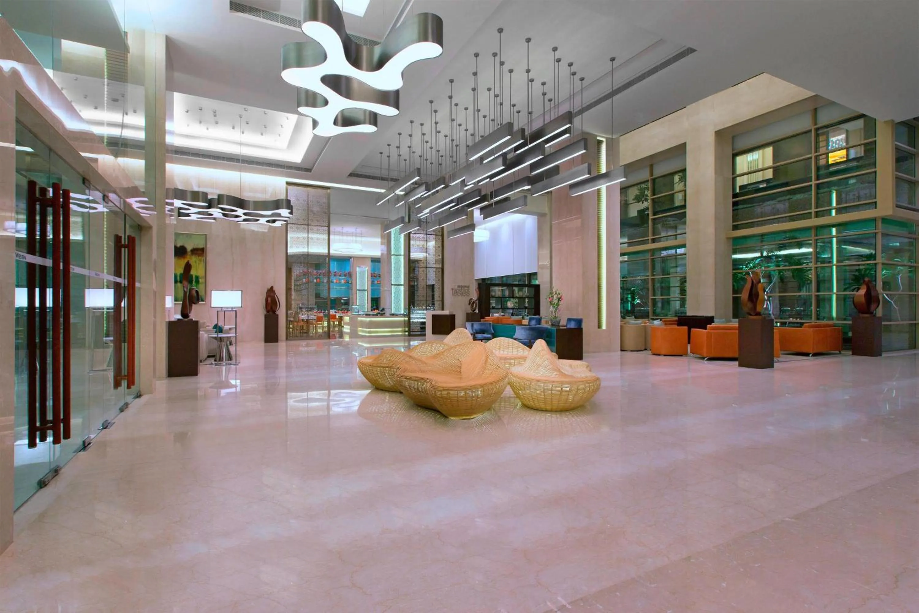 Lobby or reception in The Westin Chennai Velachery