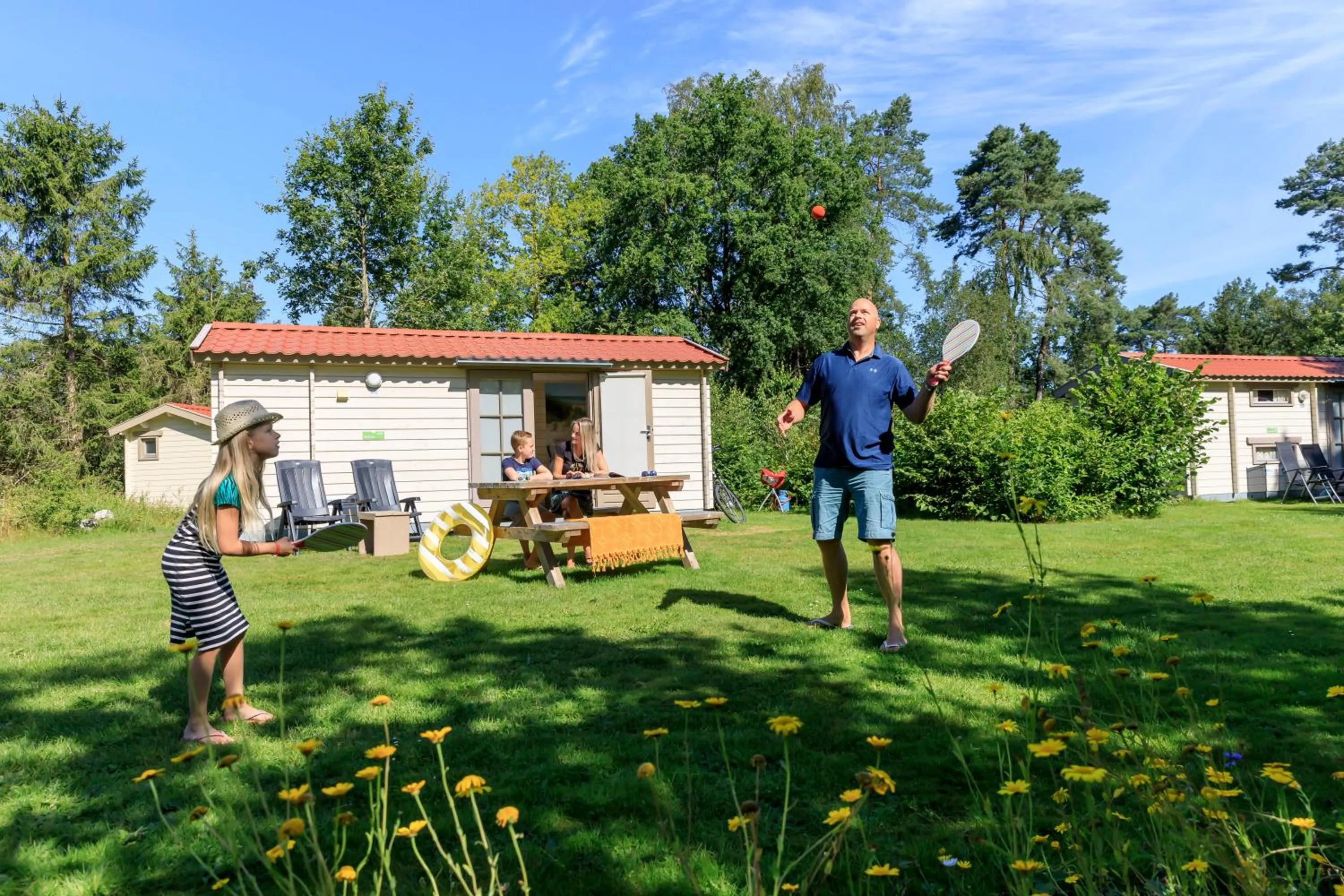 Garden view in RCN Vakantiepark de Roggeberg