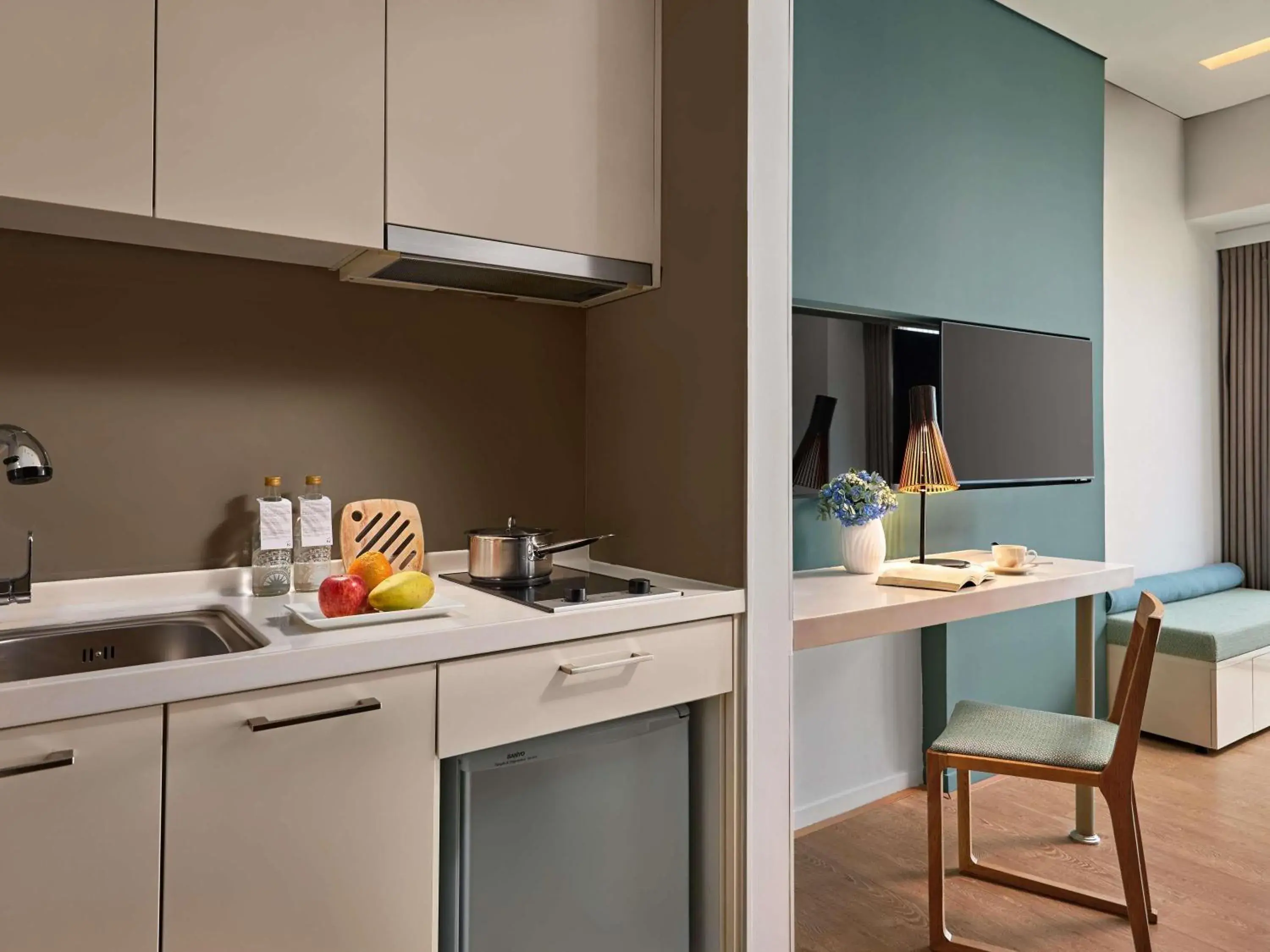 Studio with 2 Single Beds in Novotel Living Saigon South Studio with 2 Single Beds in Novotel Living Saigon South