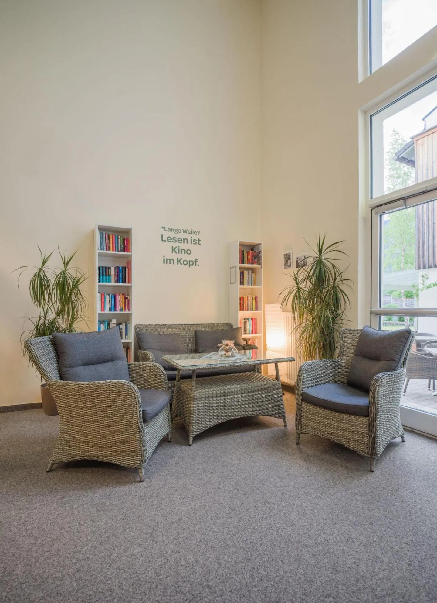 Library in JUFA Hotel Bad Aussee