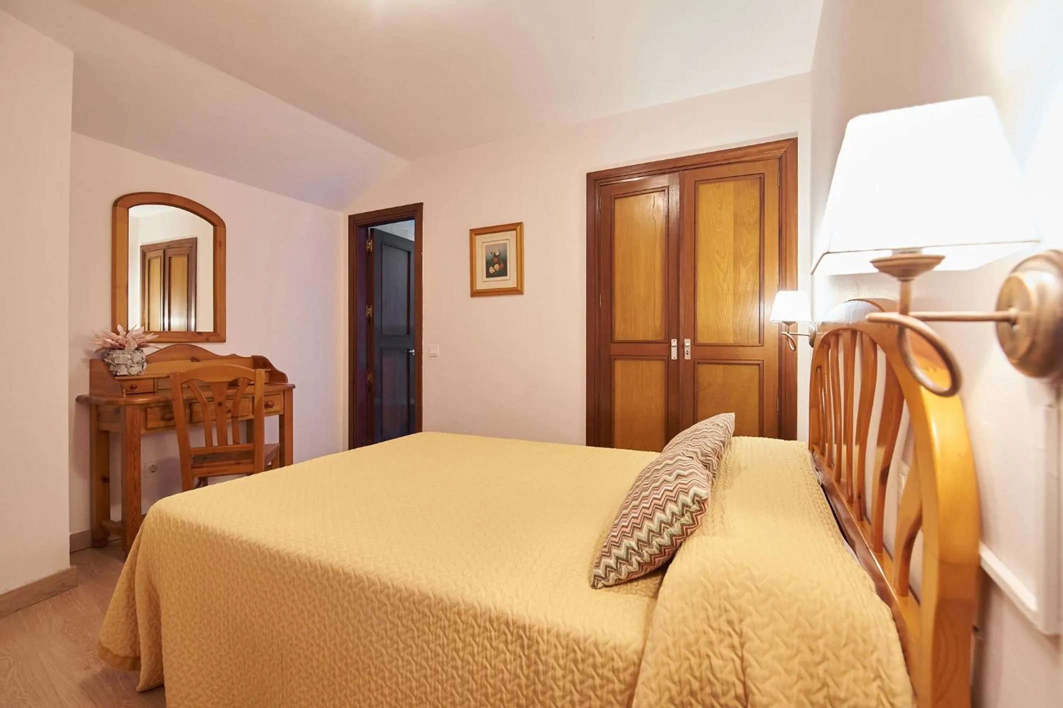 Bed in La Casona de Mestas