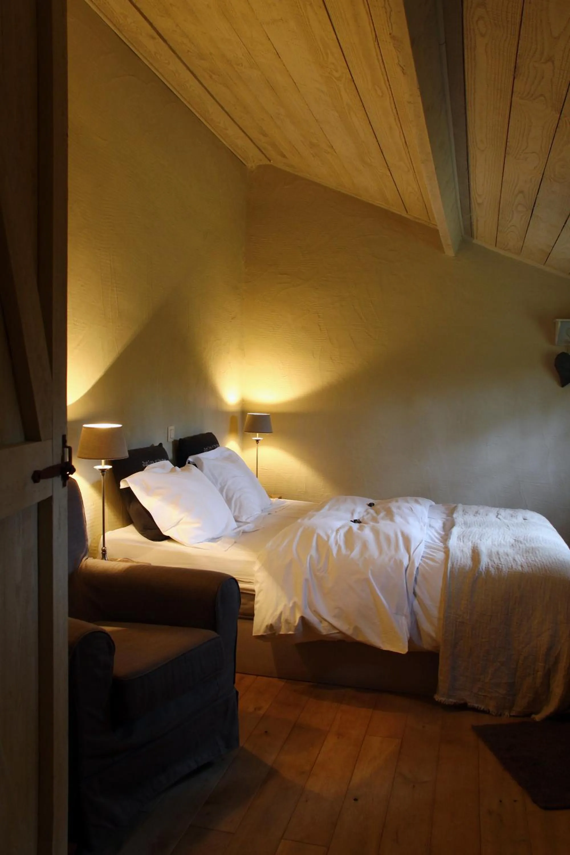 Bed in B&B Hoeve de Steenoven