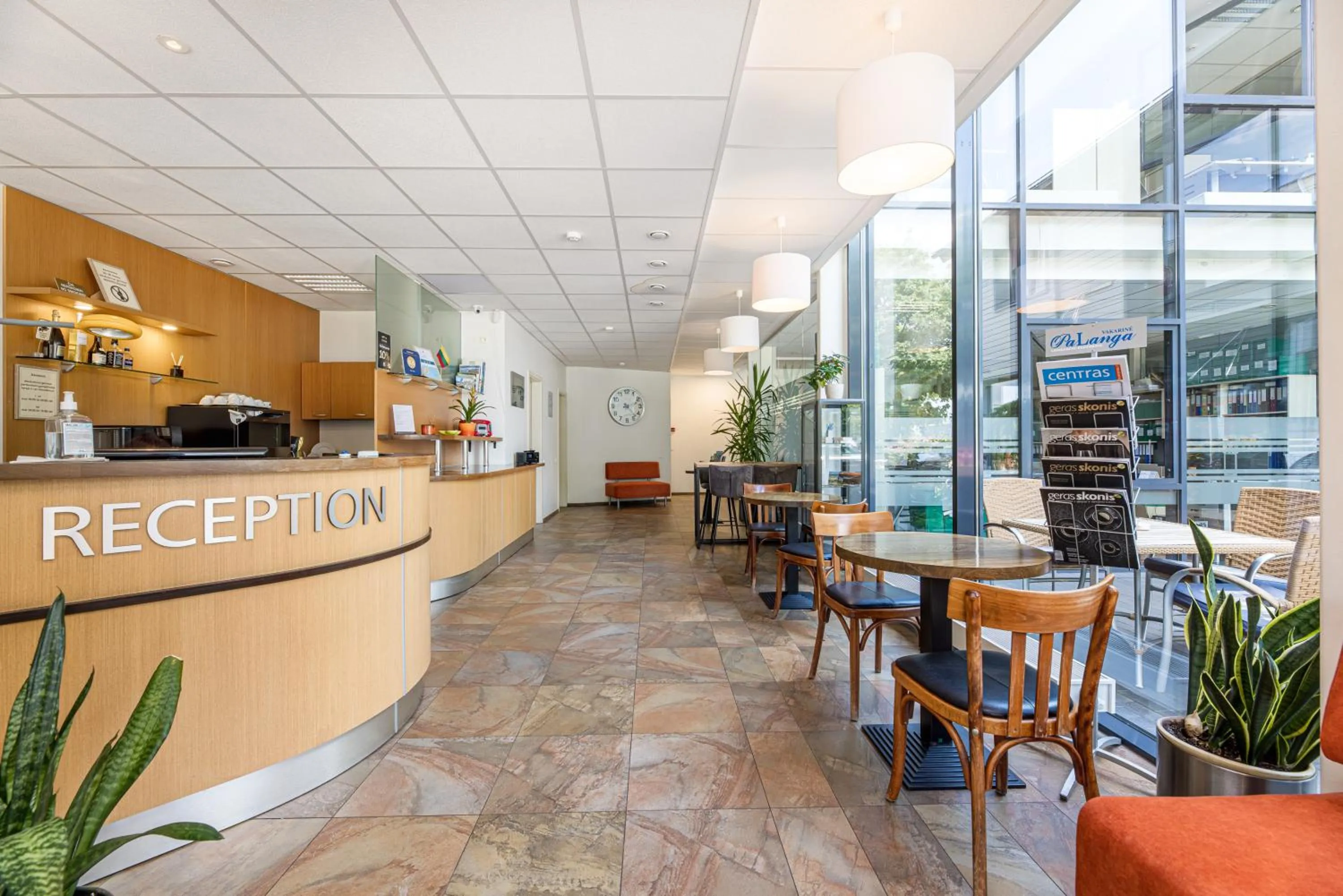 Lobby or reception in Info Hotel