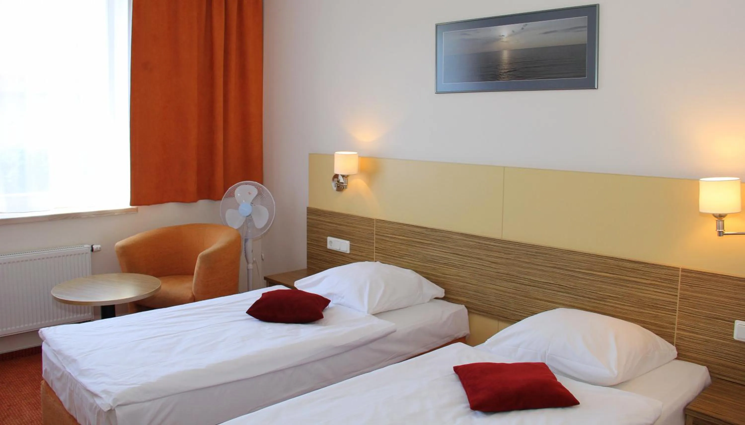 Photo of the whole room, Bed in Info Hotel