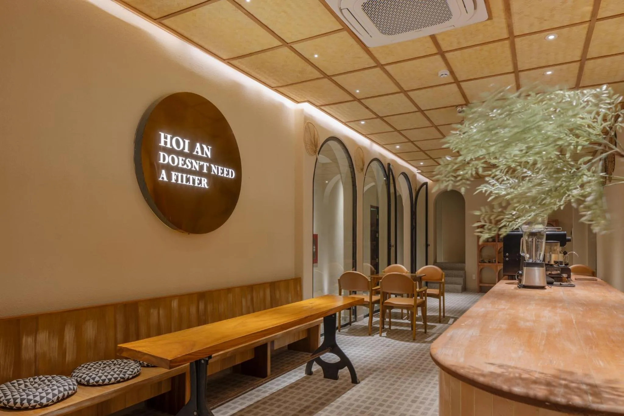 Seating area in Vaia Hoi An Boutique Hotel