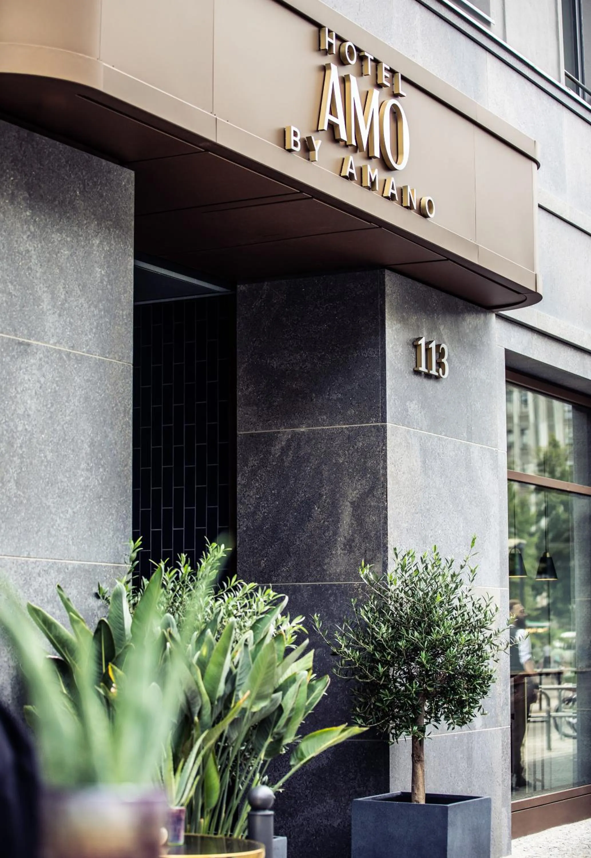 Facade/entrance in Hotel AMO by AMANO Friedrichstraße