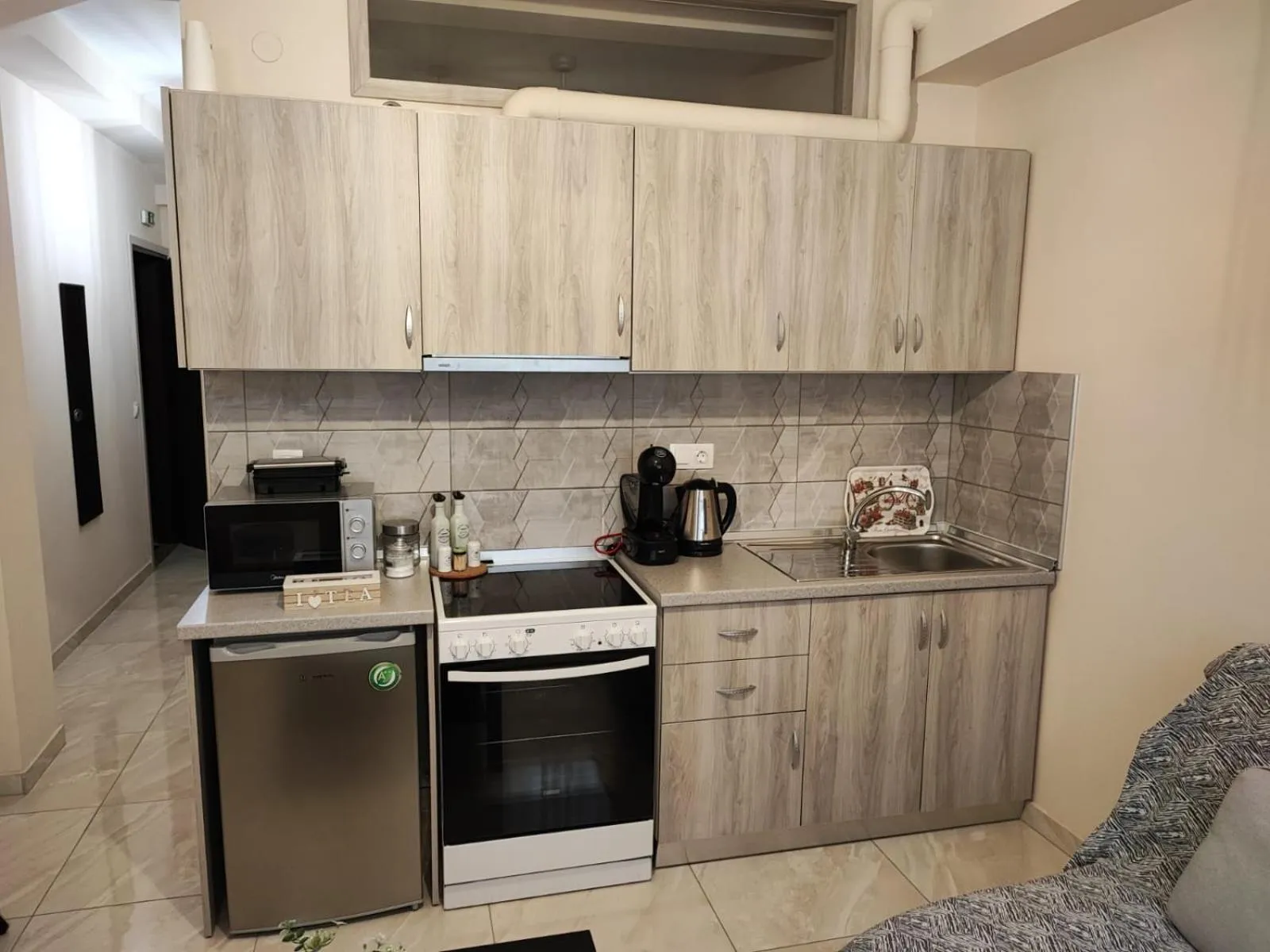 kitchen in G&M Luxury Studios