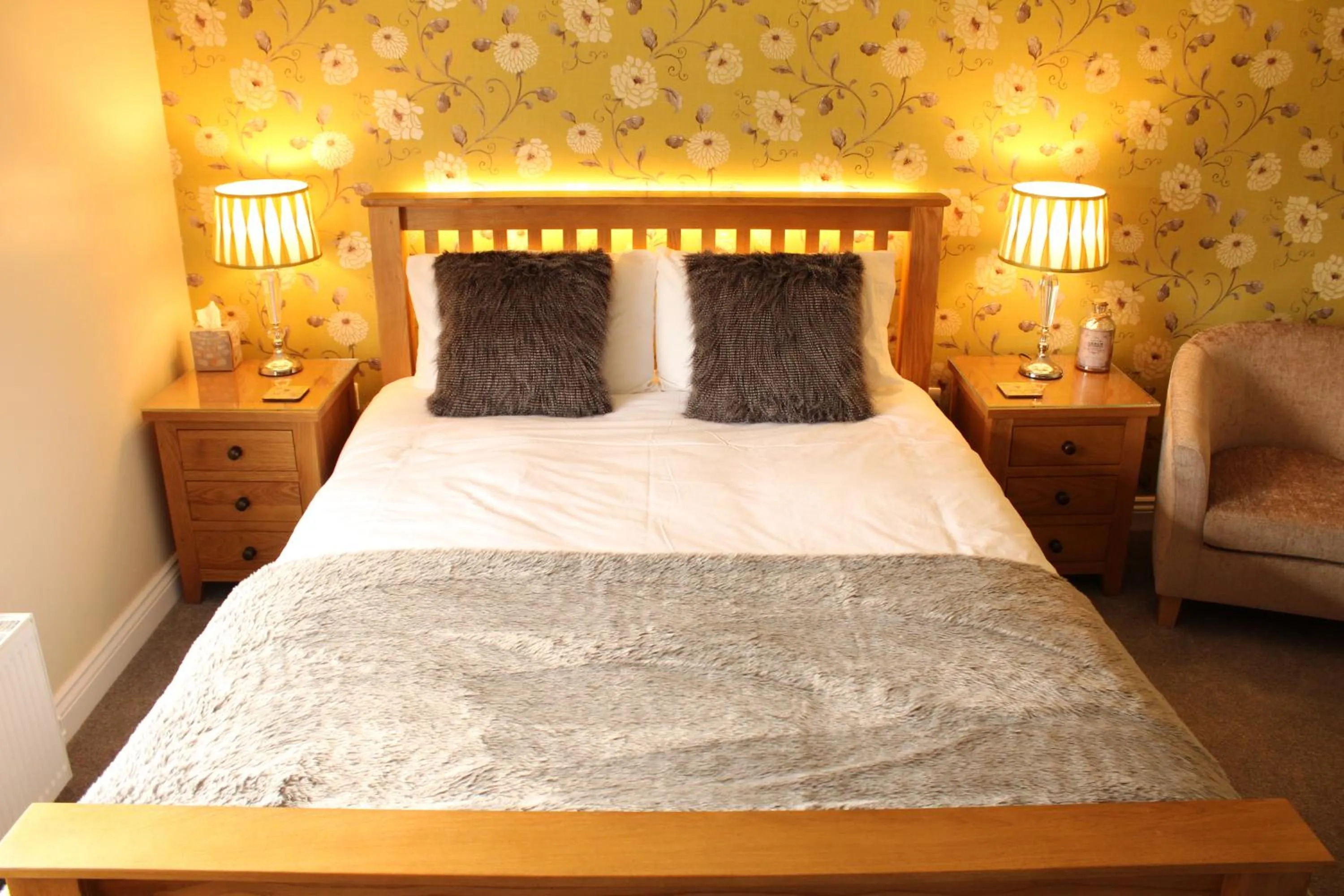 Bed in The Vine B & B