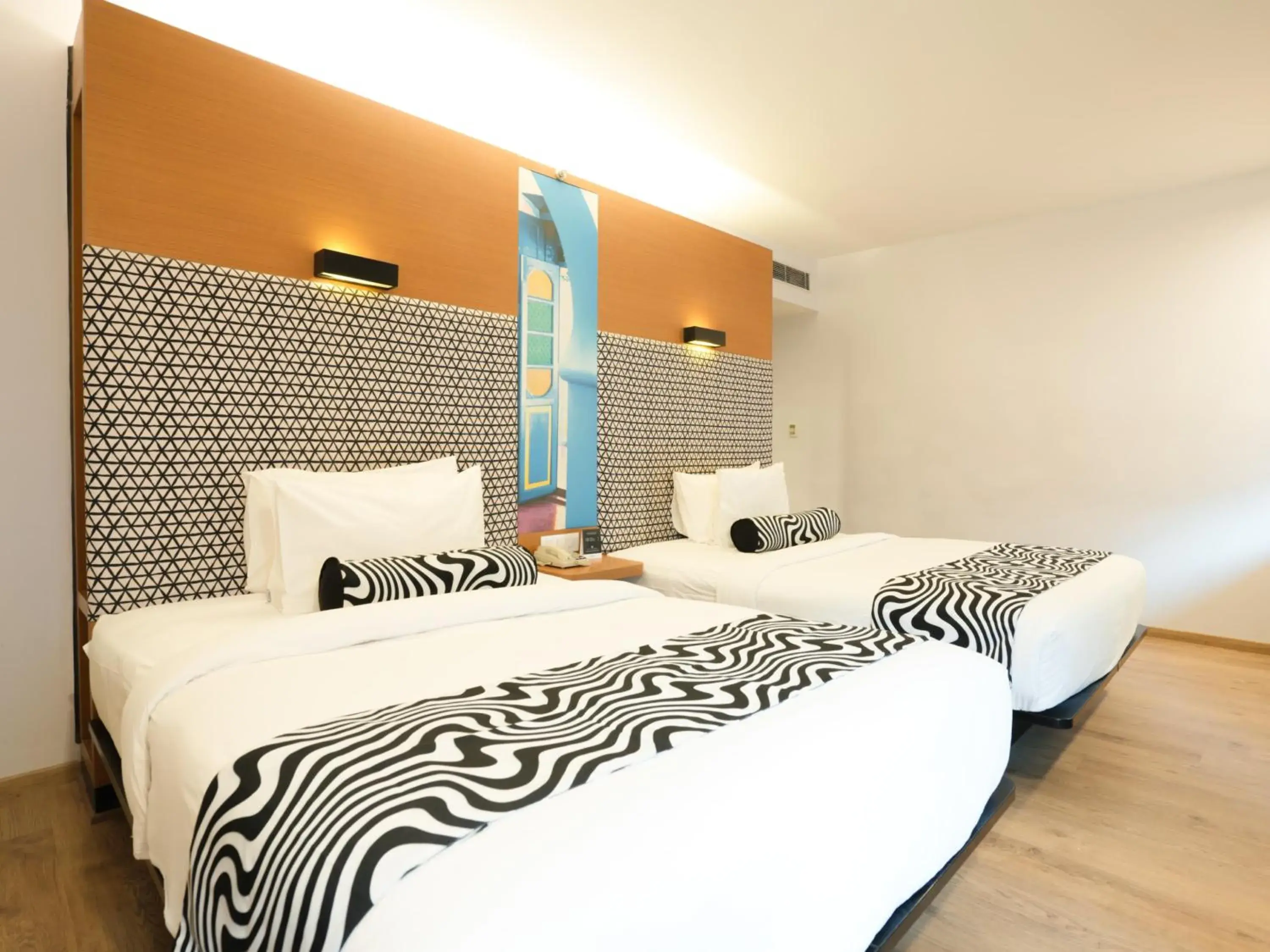 Standard Twin Room in Sunday Hotel by CheckIn Chandigarh Zirakpur Standard Twin Room in Sunday Hotel by CheckIn Chandigarh Zirakpur