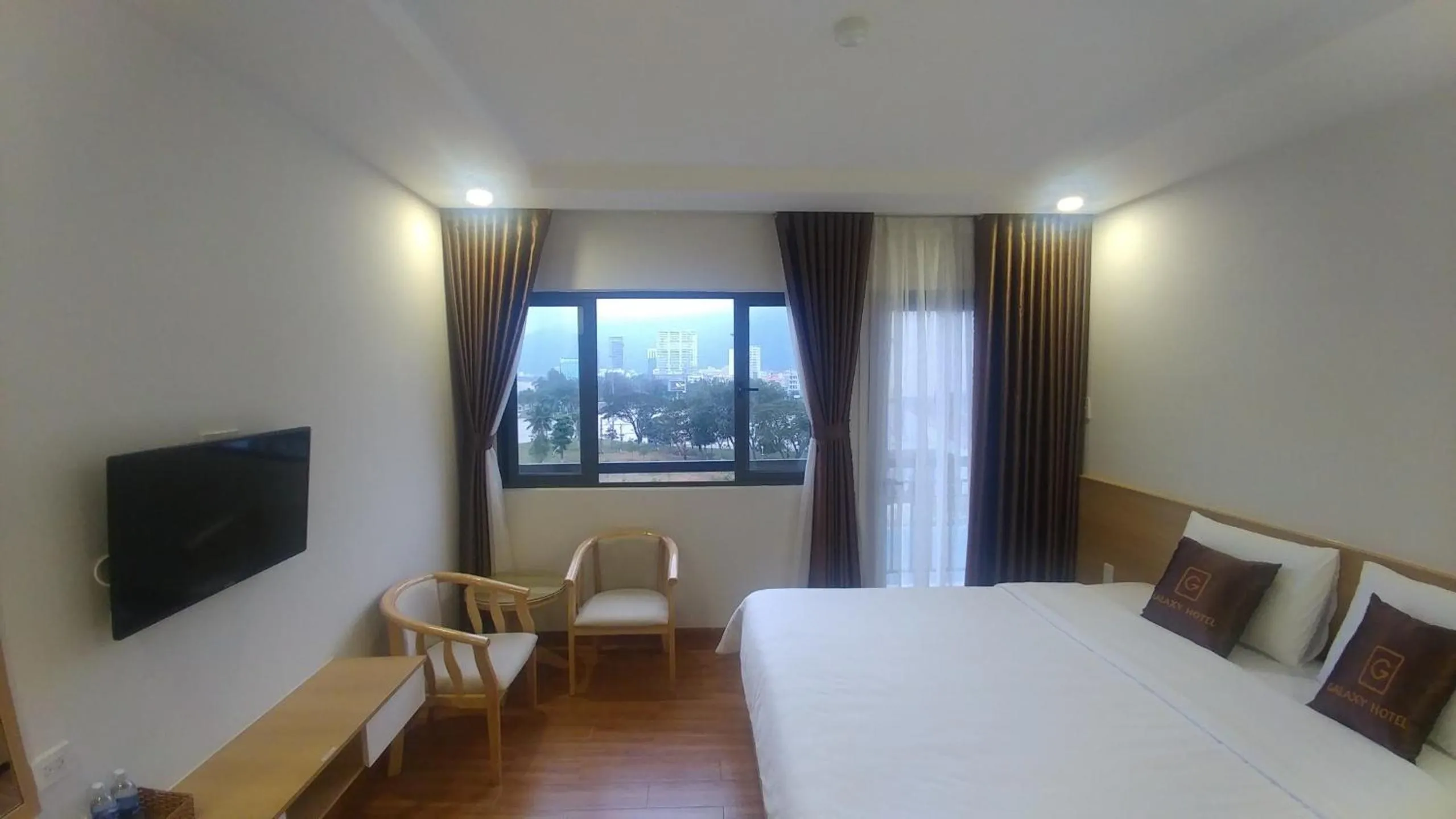 Photo of the whole room, Bed in Galaxy Hotel