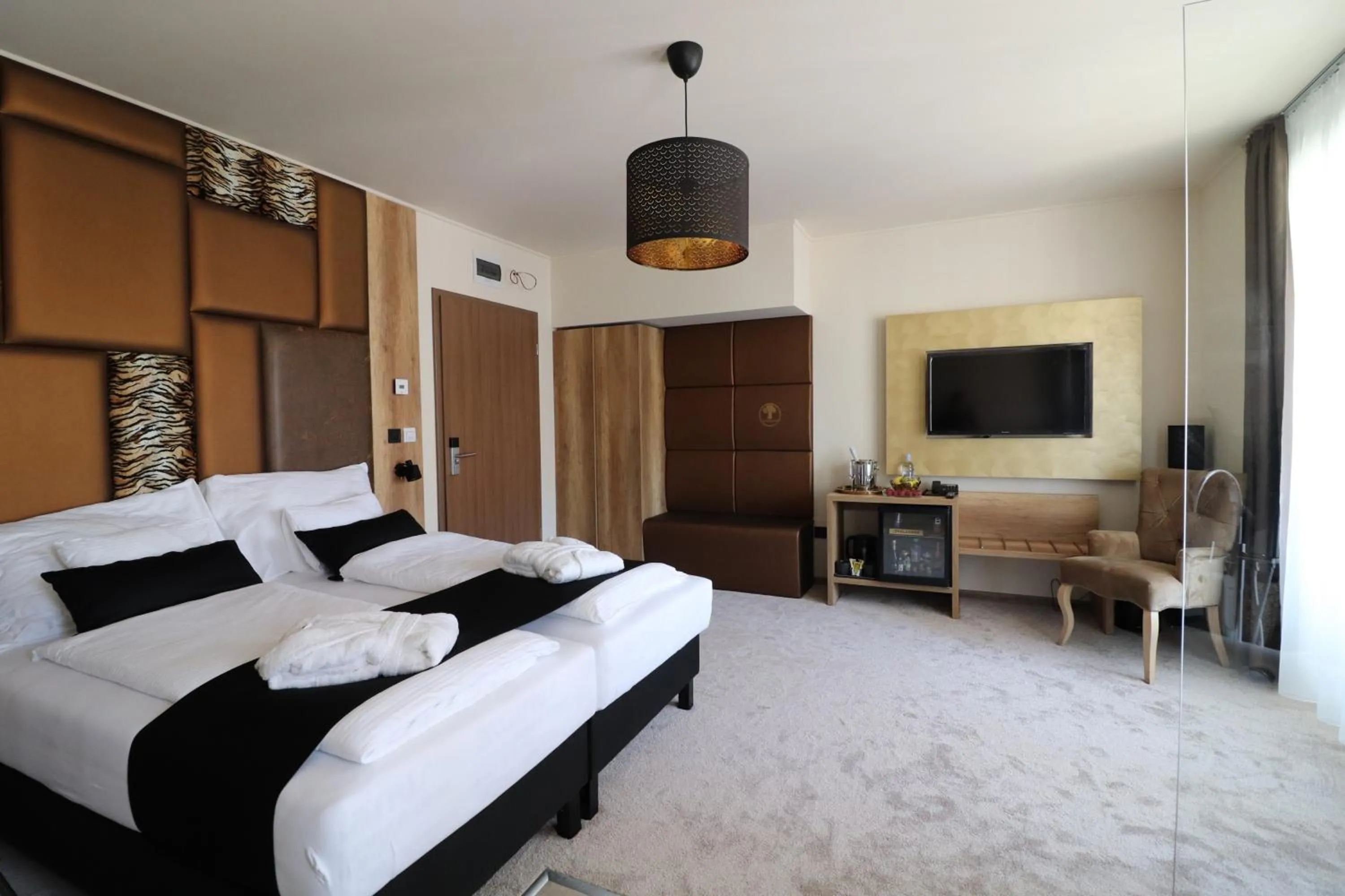 Bed in Baobab Suites