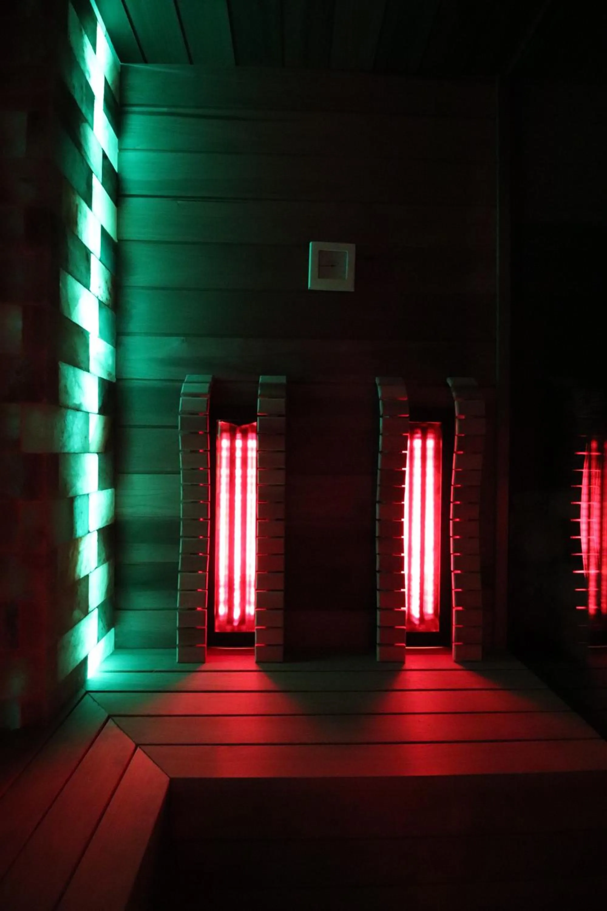 Sauna in Baobab Suites