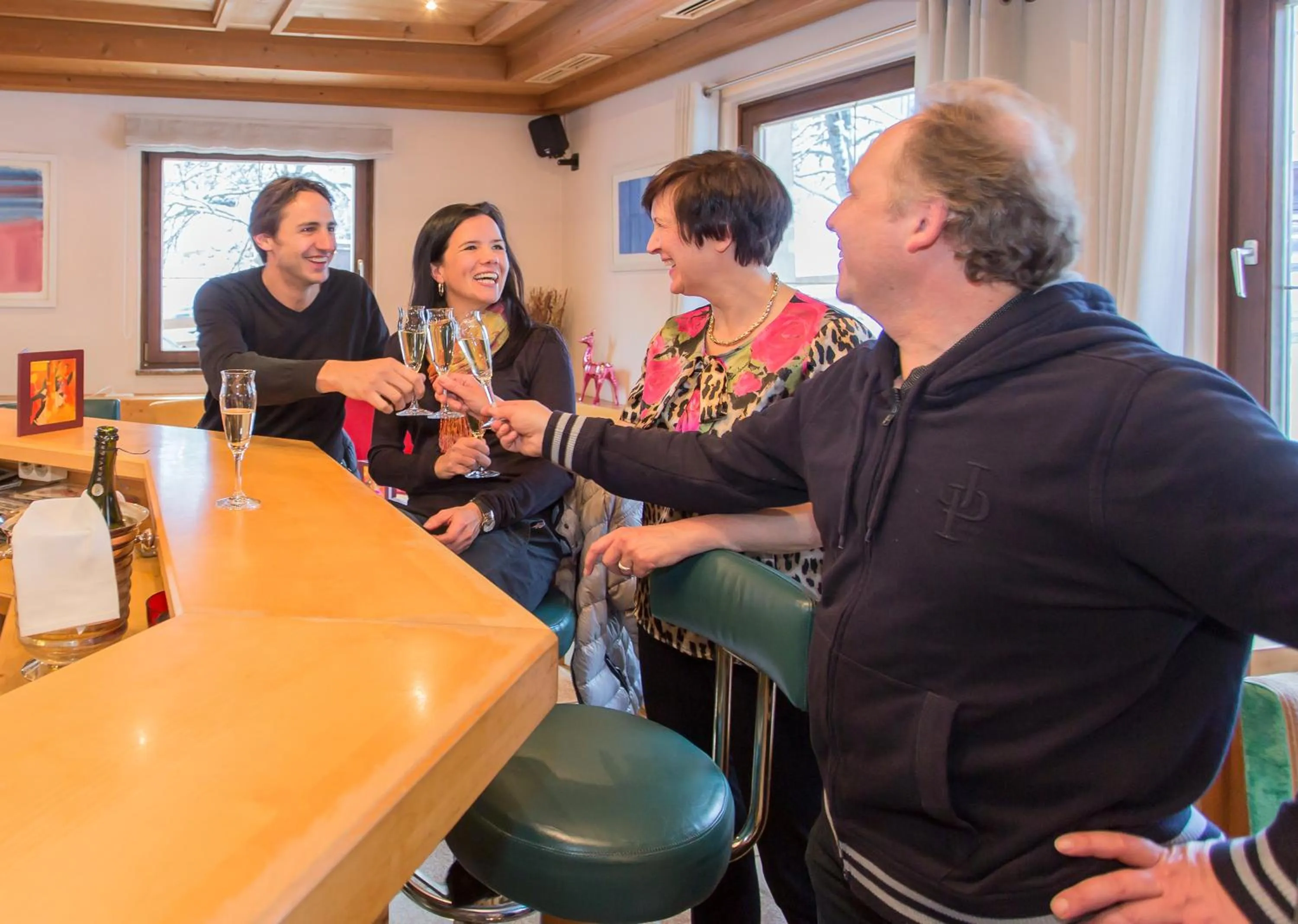 Lounge or bar in Hotel & Art Kristiana