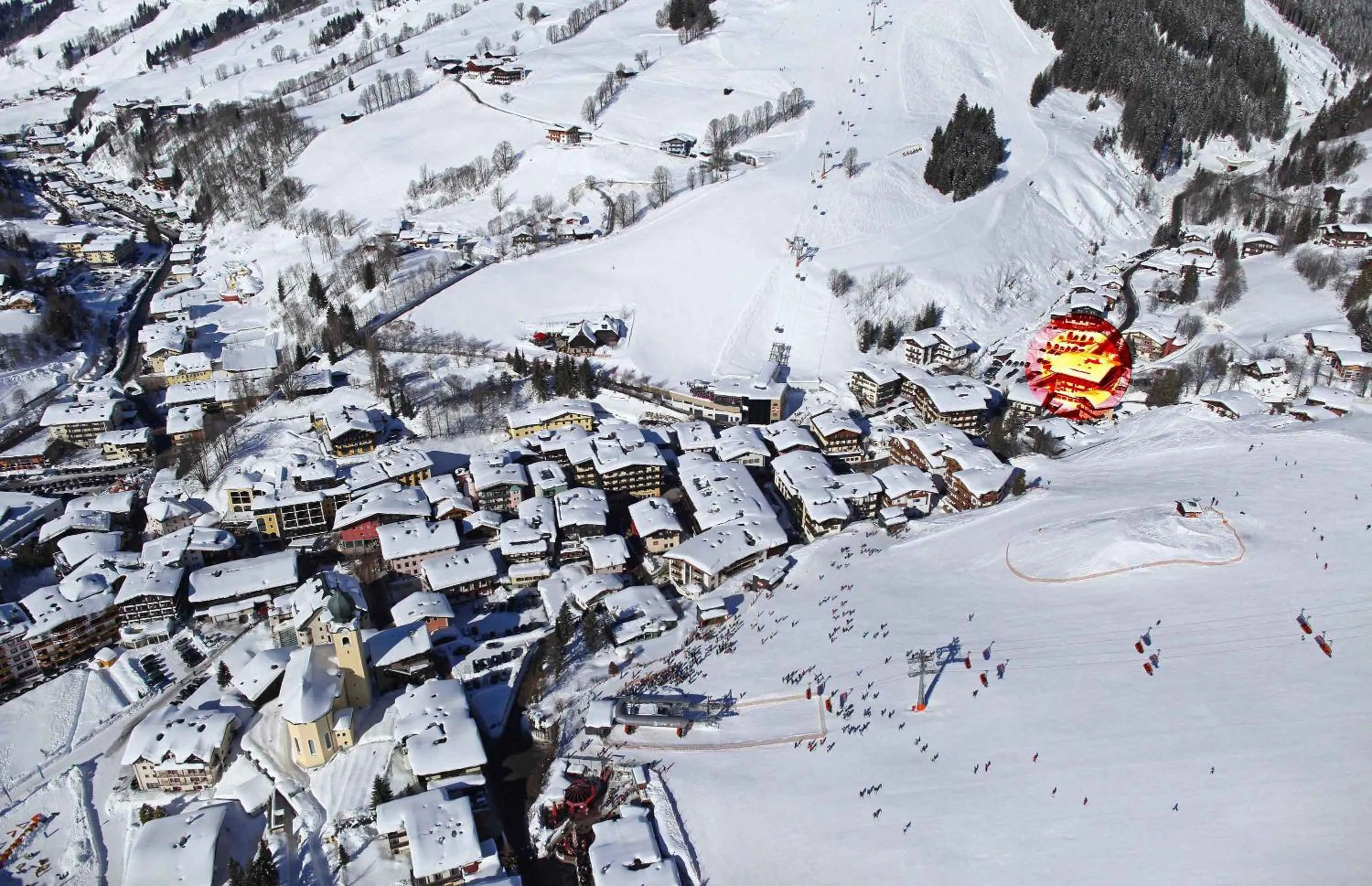 Bird's eye view in Hotel & Art Kristiana