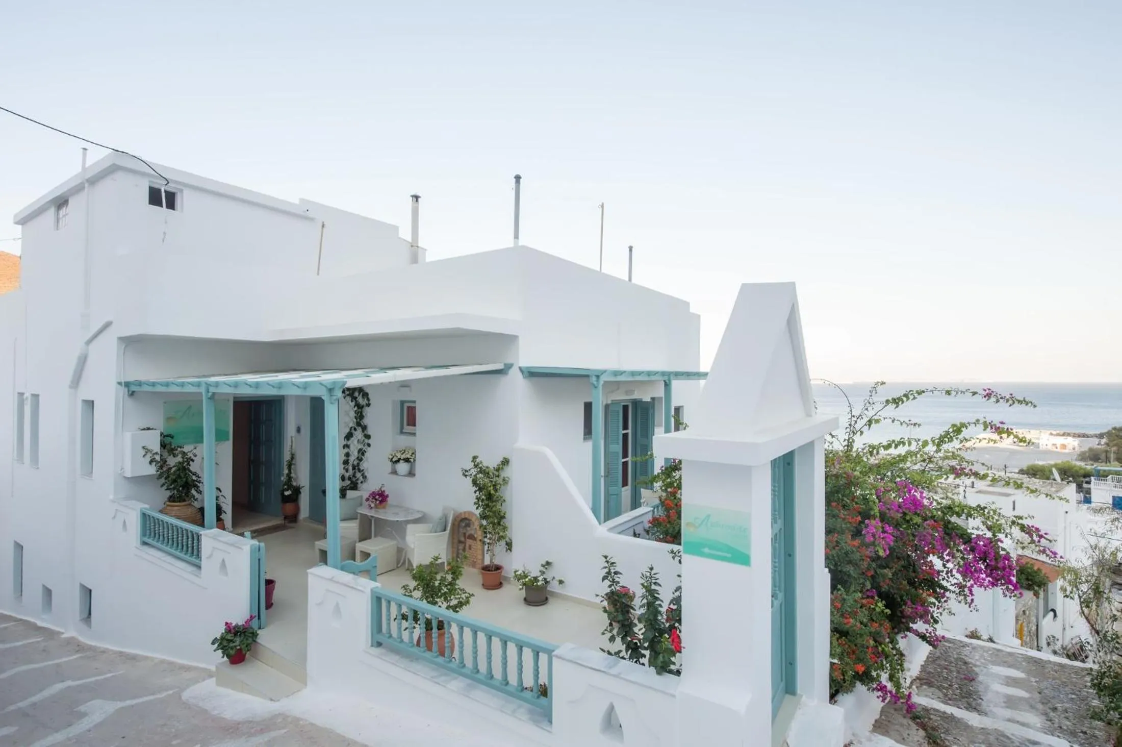 Facade/entrance in Aphrodite Studios