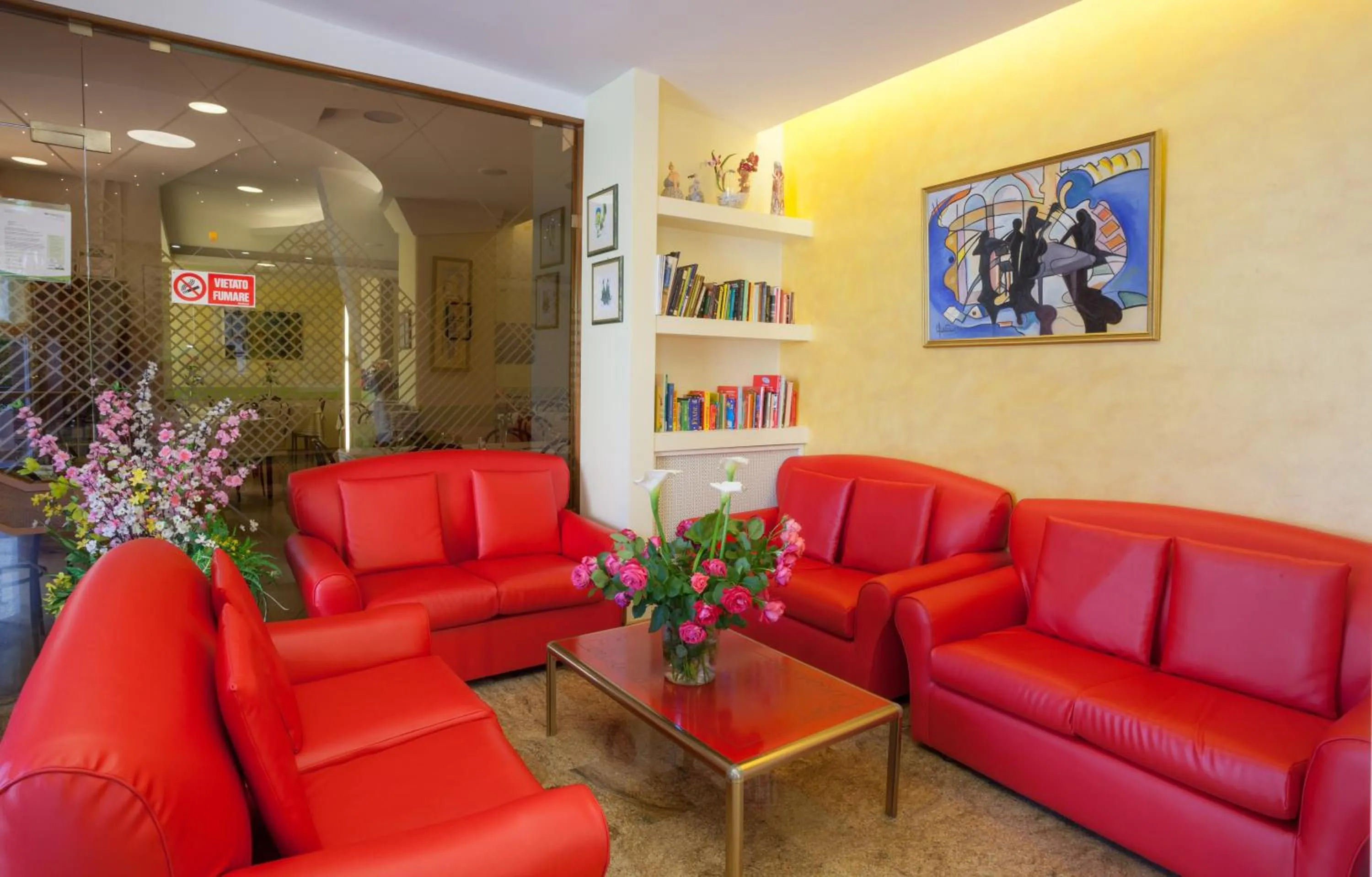 Lobby or reception in Hotel Cristina