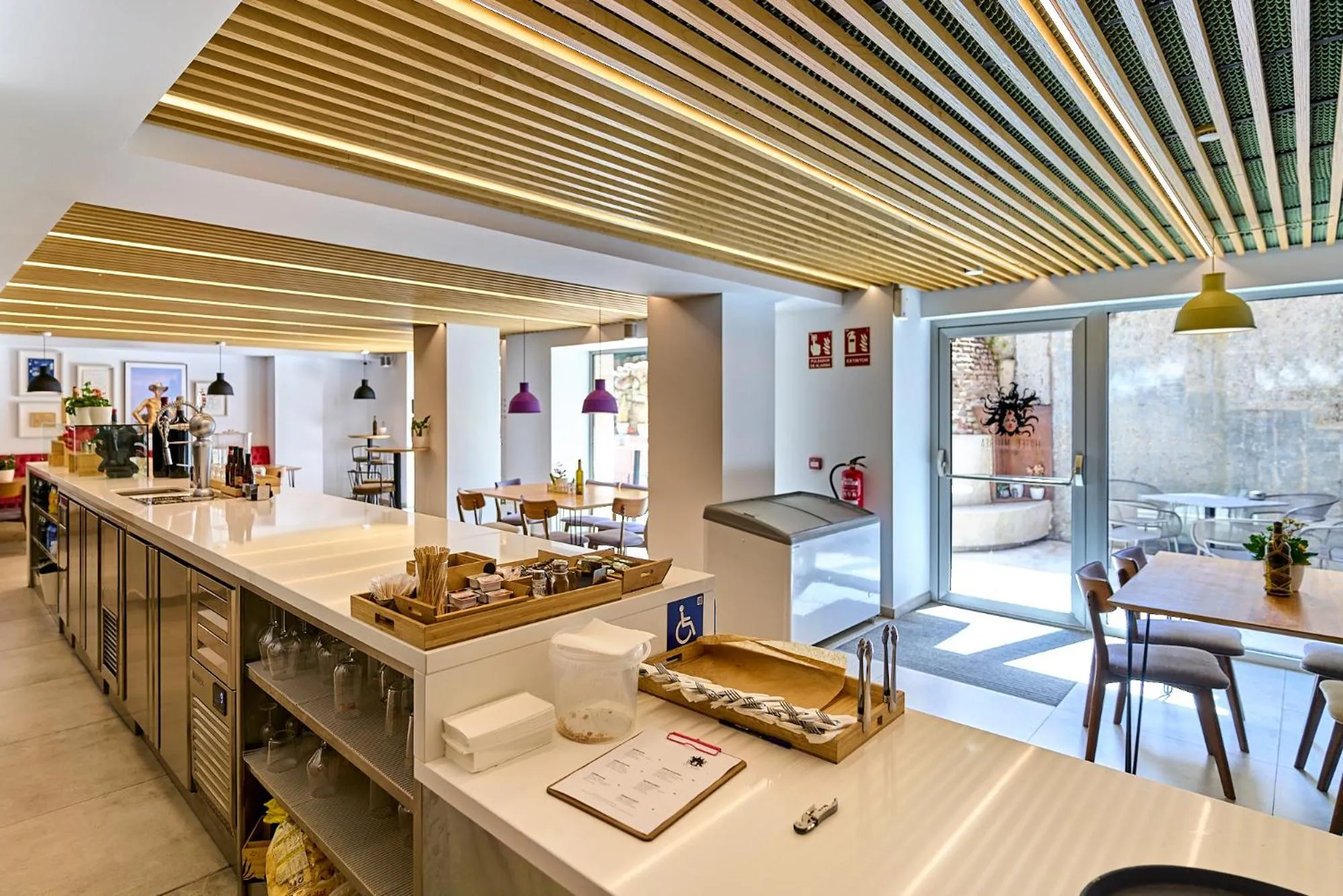 Restaurant/places to eat in Hotel Melibea by gaiarooms