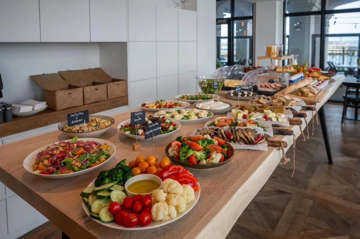Buffet breakfast in Marina Royale Darłowo - Apartamenty Ultra Mar nad morzem