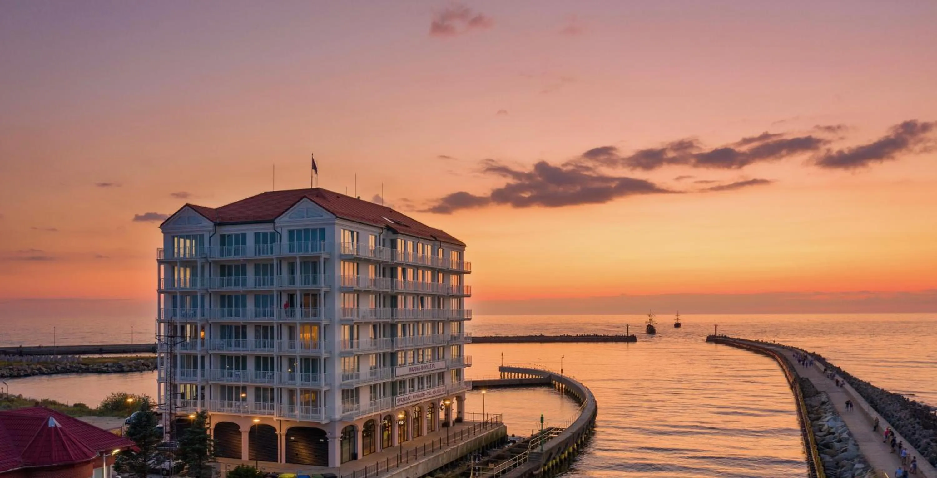 Bird's eye view in Marina Royale Darłowo - Apartamenty Ultra Mar nad morzem