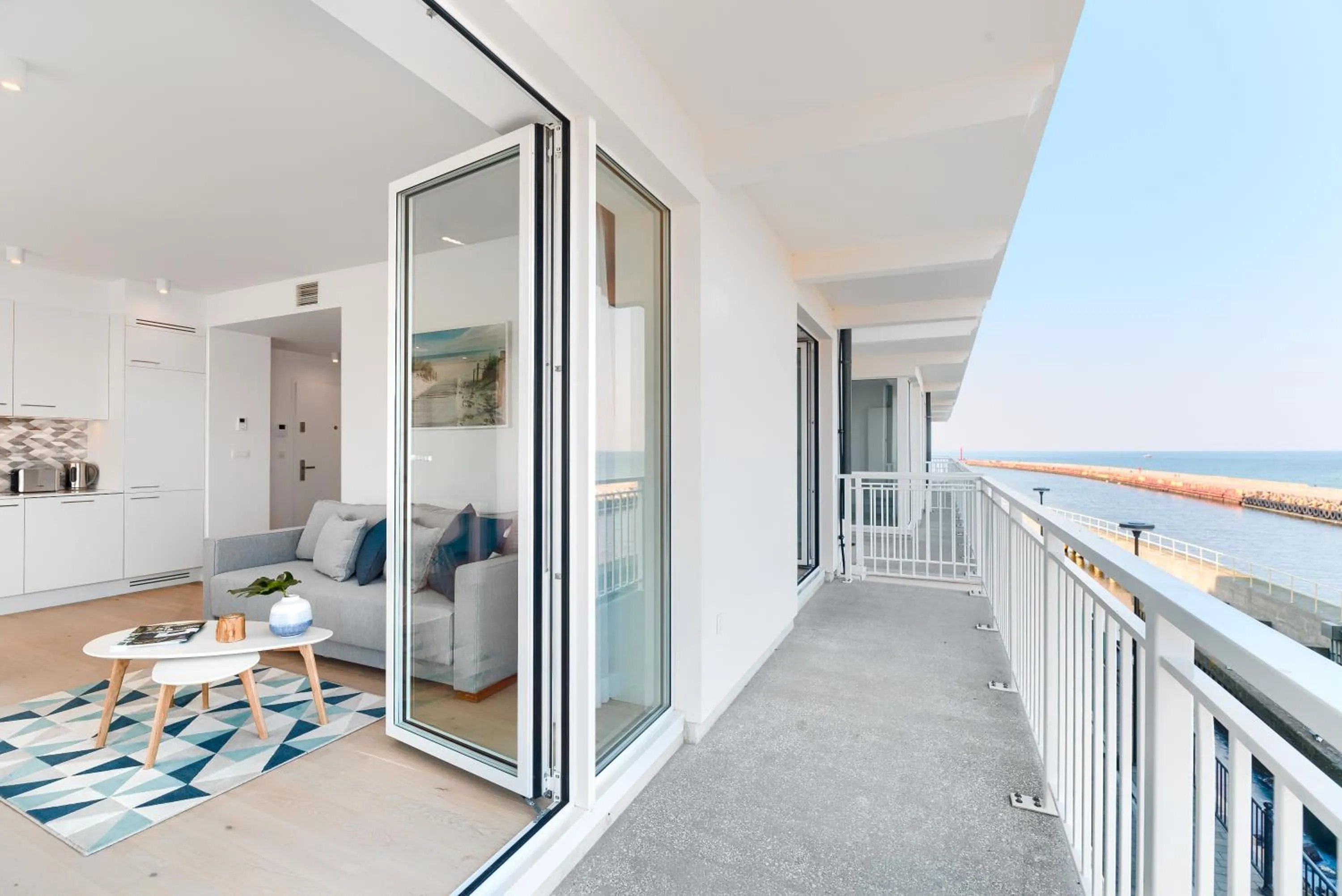 Balcony/Terrace in Marina Royale Darłowo - Apartamenty Ultra Mar nad morzem