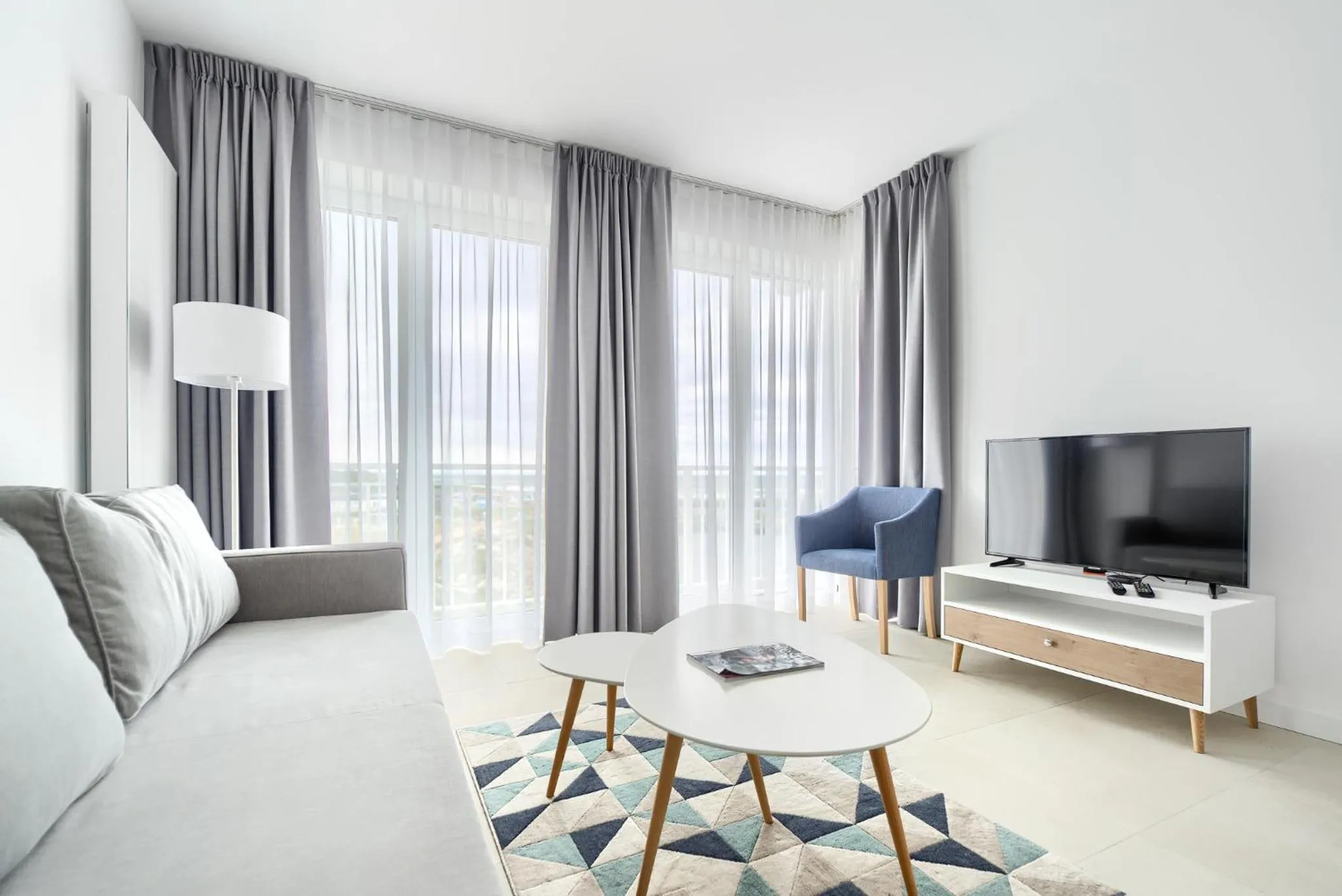 Communal lounge/ TV room in Marina Royale Darłowo - Apartamenty Ultra Mar nad morzem