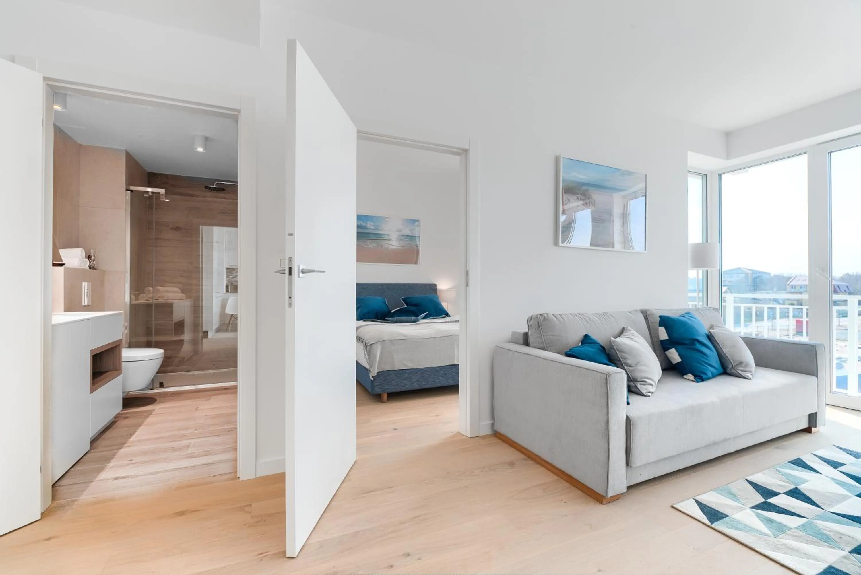 Living room in Marina Royale Darłowo - Apartamenty Ultra Mar nad morzem