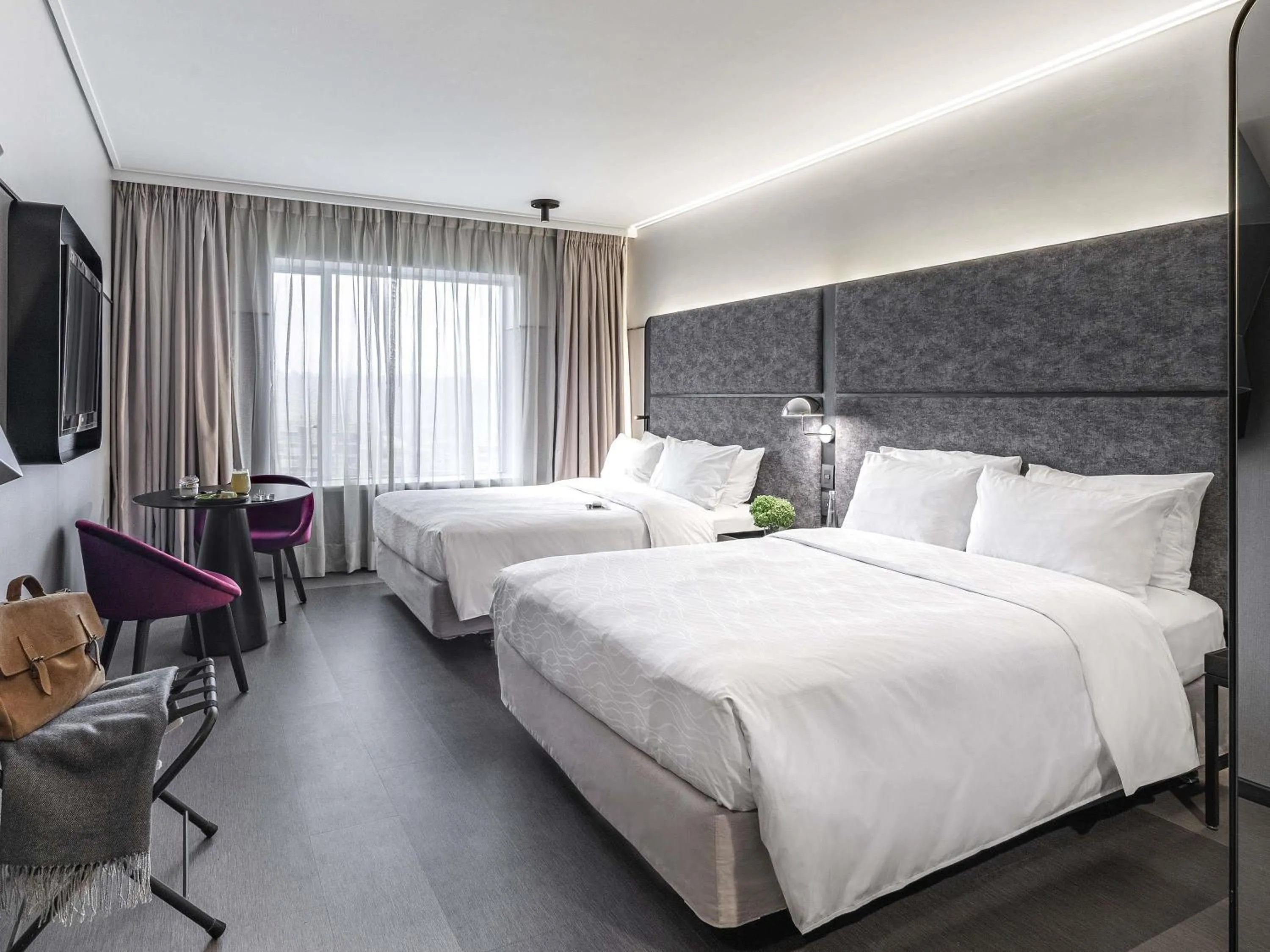 Bedroom, Bed in Pullman Santiago Vitacura