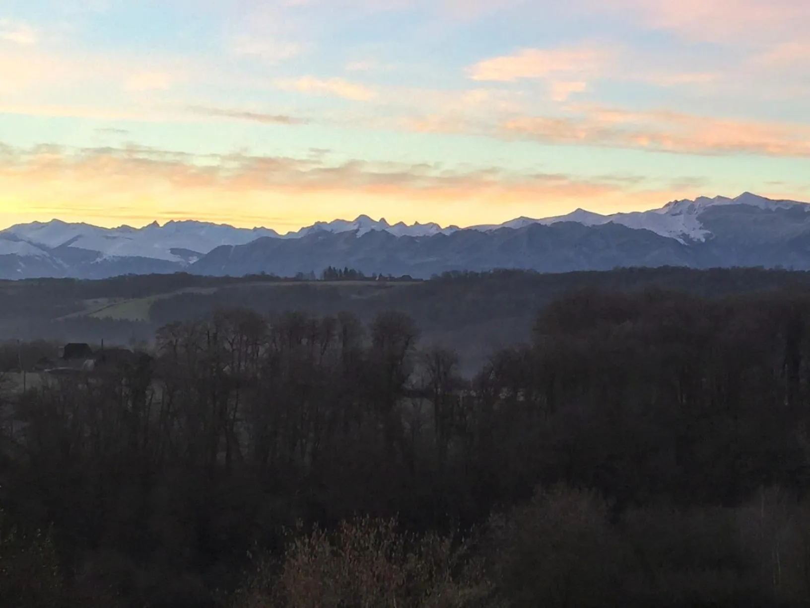 Mountain view in Maison D'Orride