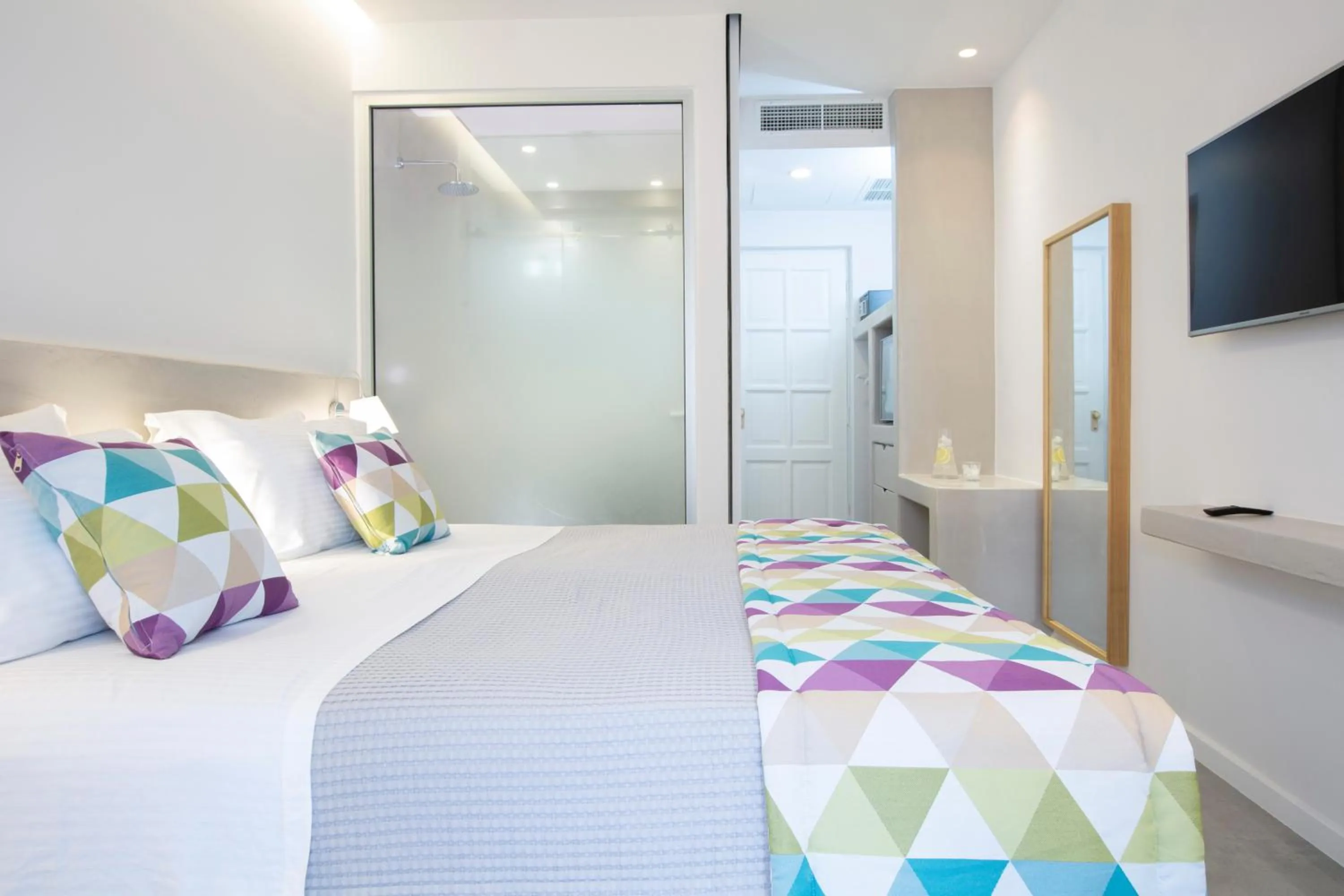 Bed in Odyssey Hotel