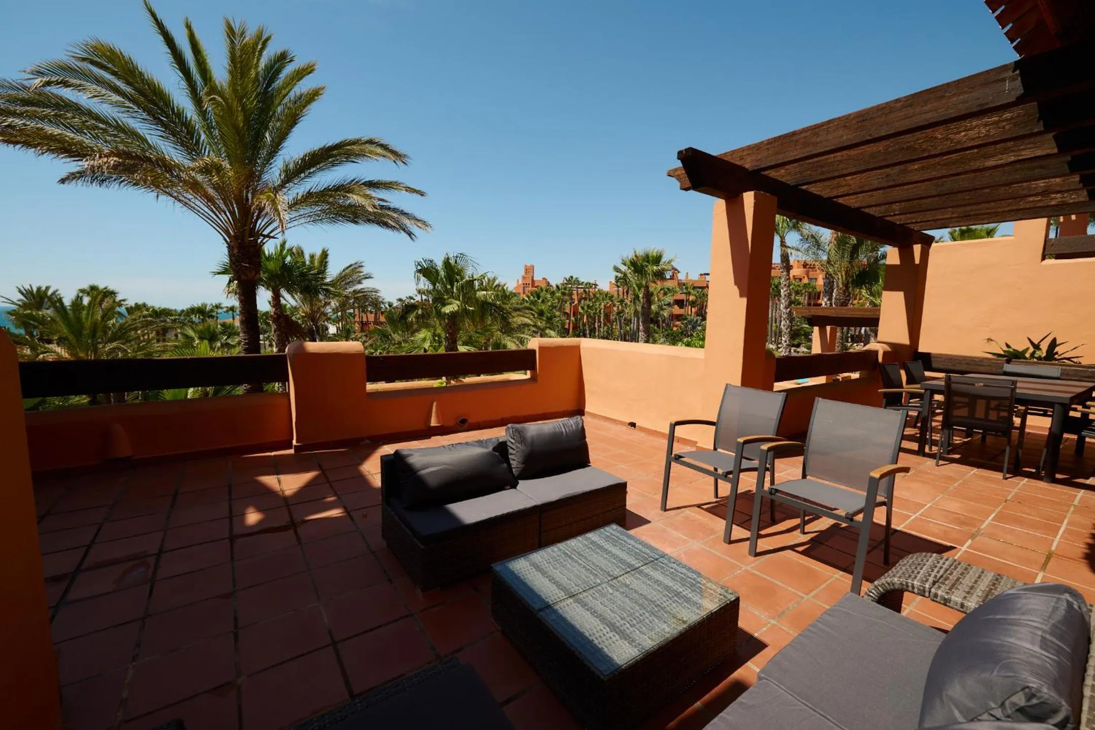 Balcony/Terrace in Aparthotel Novo Resort