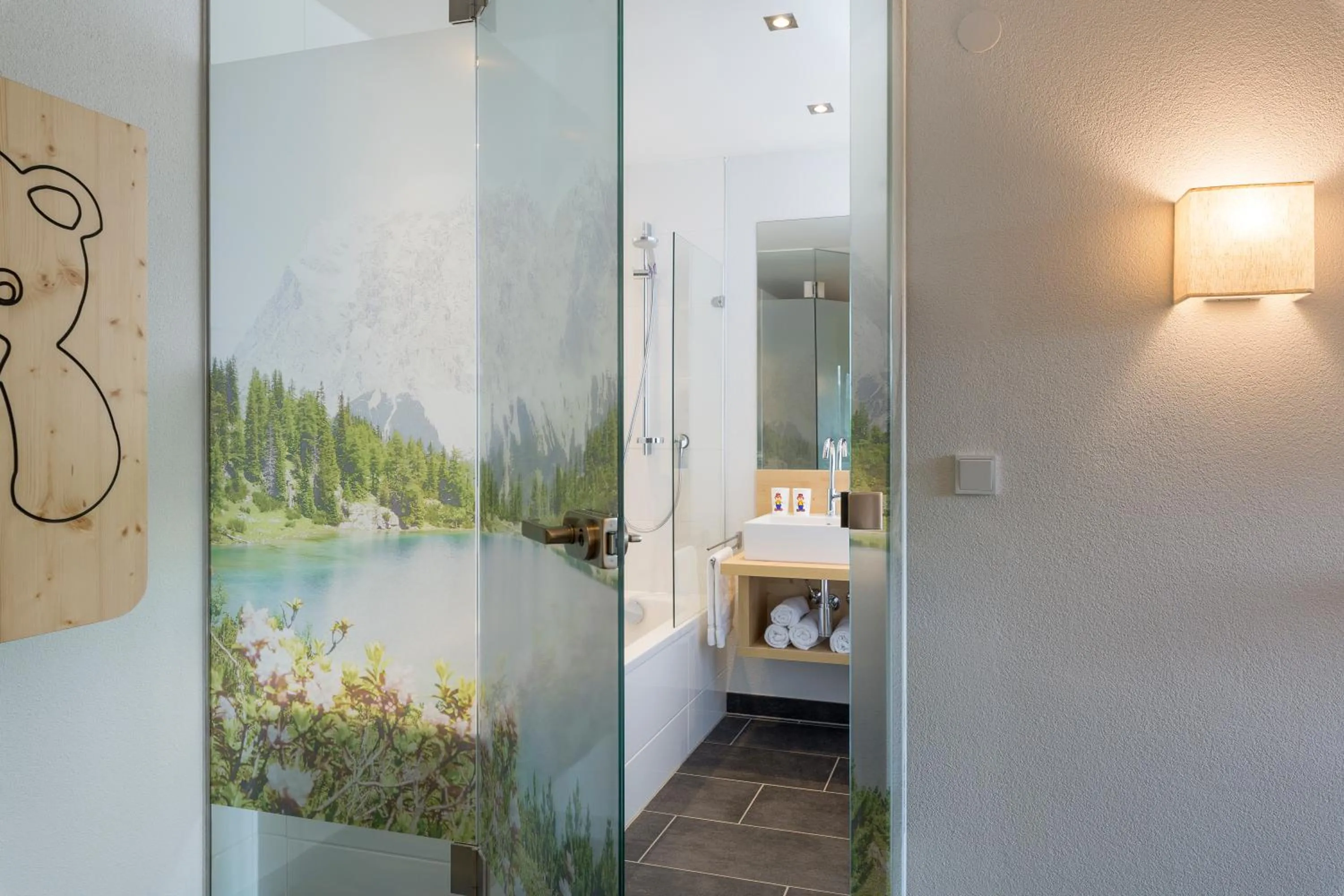 Bathroom in Familotel Kaiserhof - Families only