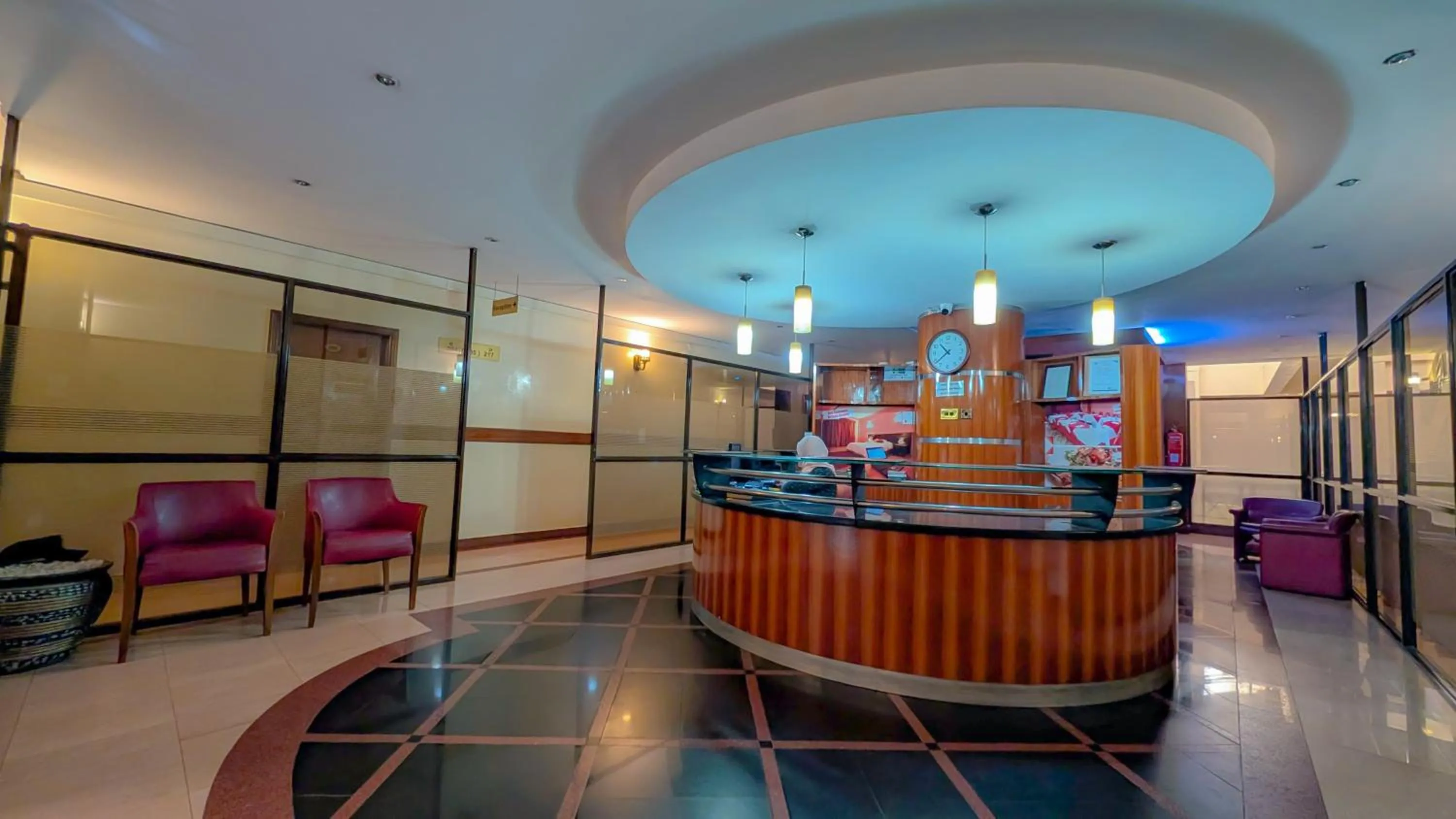 Lobby or reception in Jamia Central Hotel