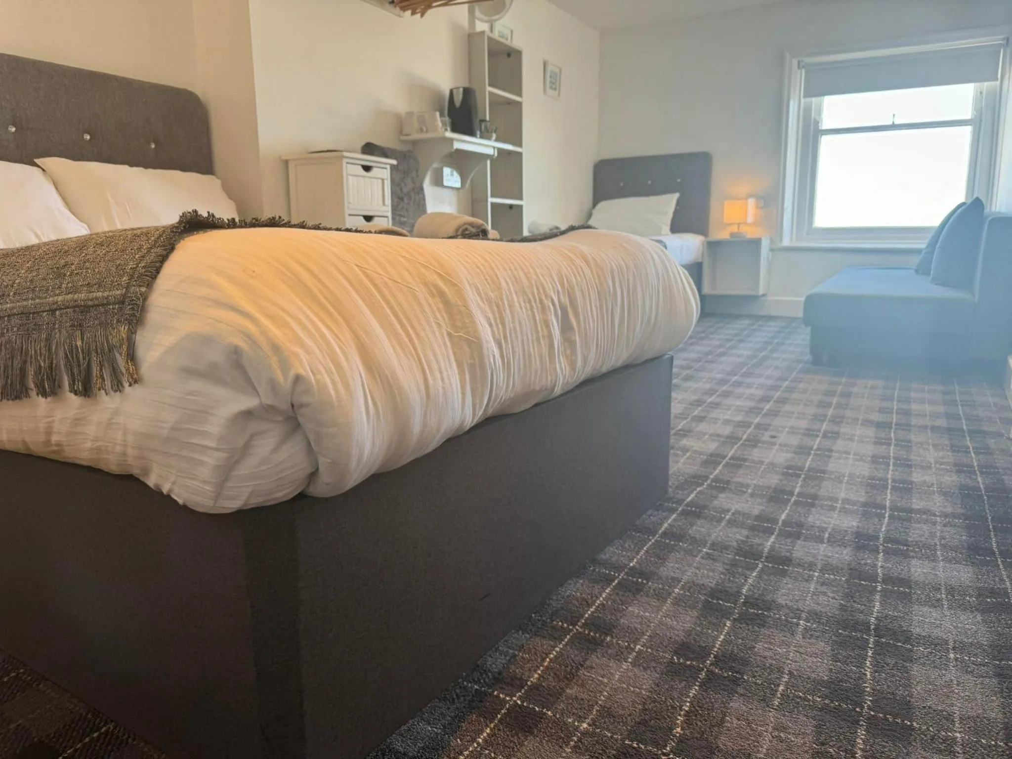 Bed in The Jubilee Hotel East - with NEWLY REFURBISHED SPA FACILITIES - GAMESPIT - AND SMOKEHOUSE