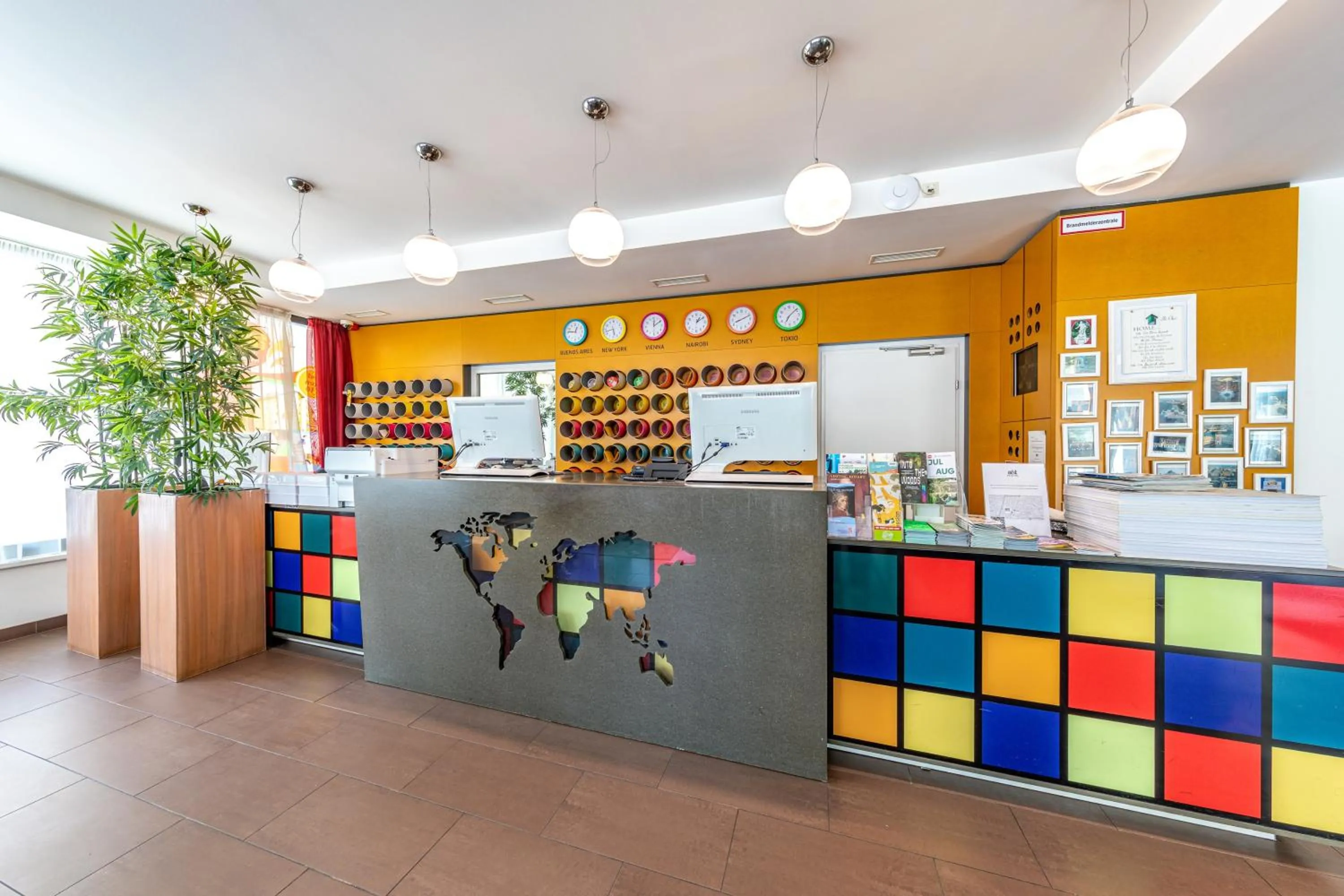 Lobby or reception in A&T Hotel & Hostel