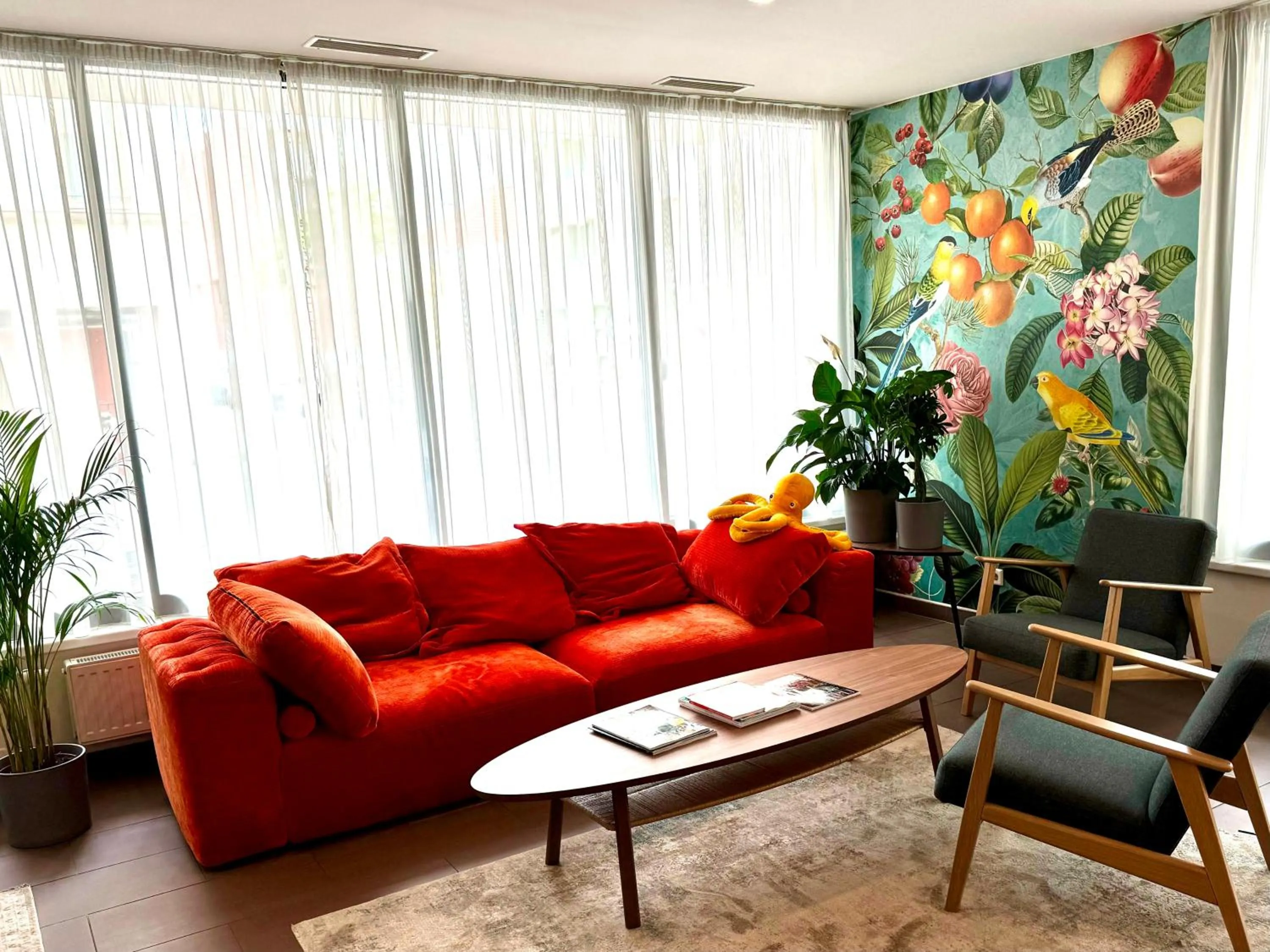 Seating area in A&T Hotel & Hostel