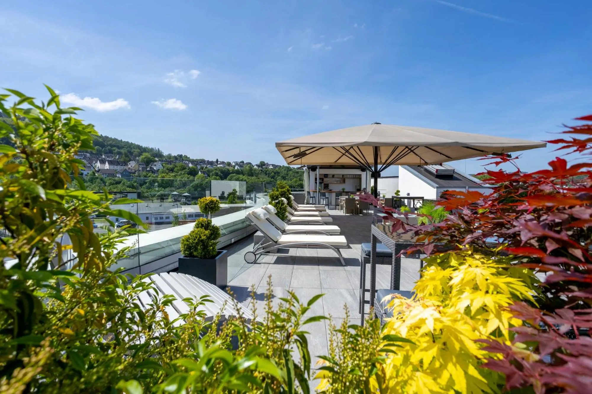Balcony/Terrace in Hanse Hotel Attendorn