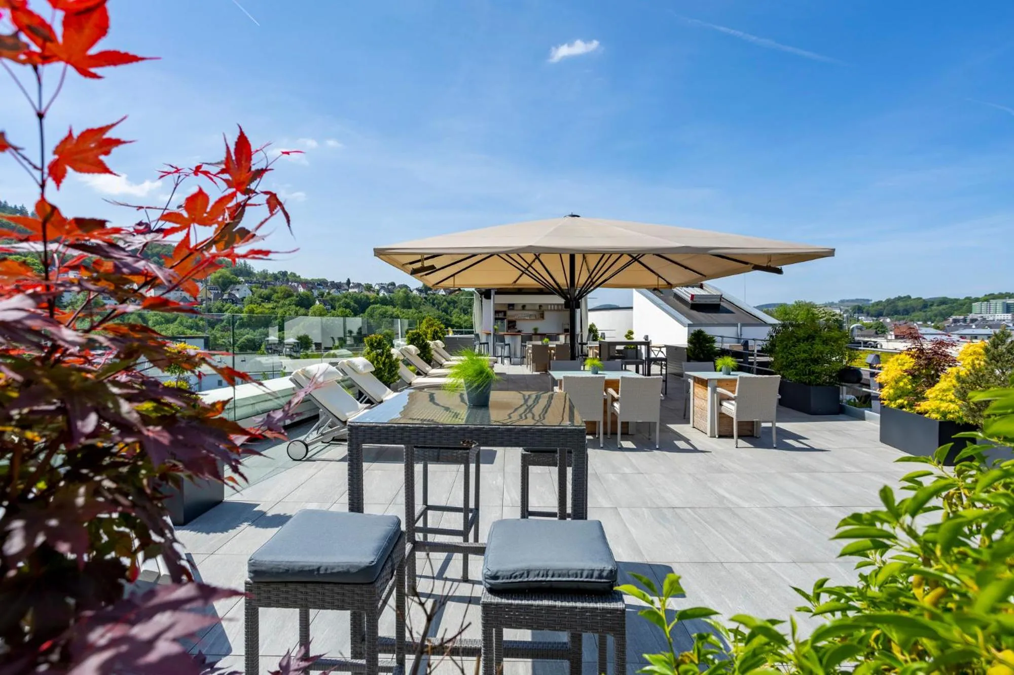 Balcony/Terrace in Hanse Hotel Attendorn