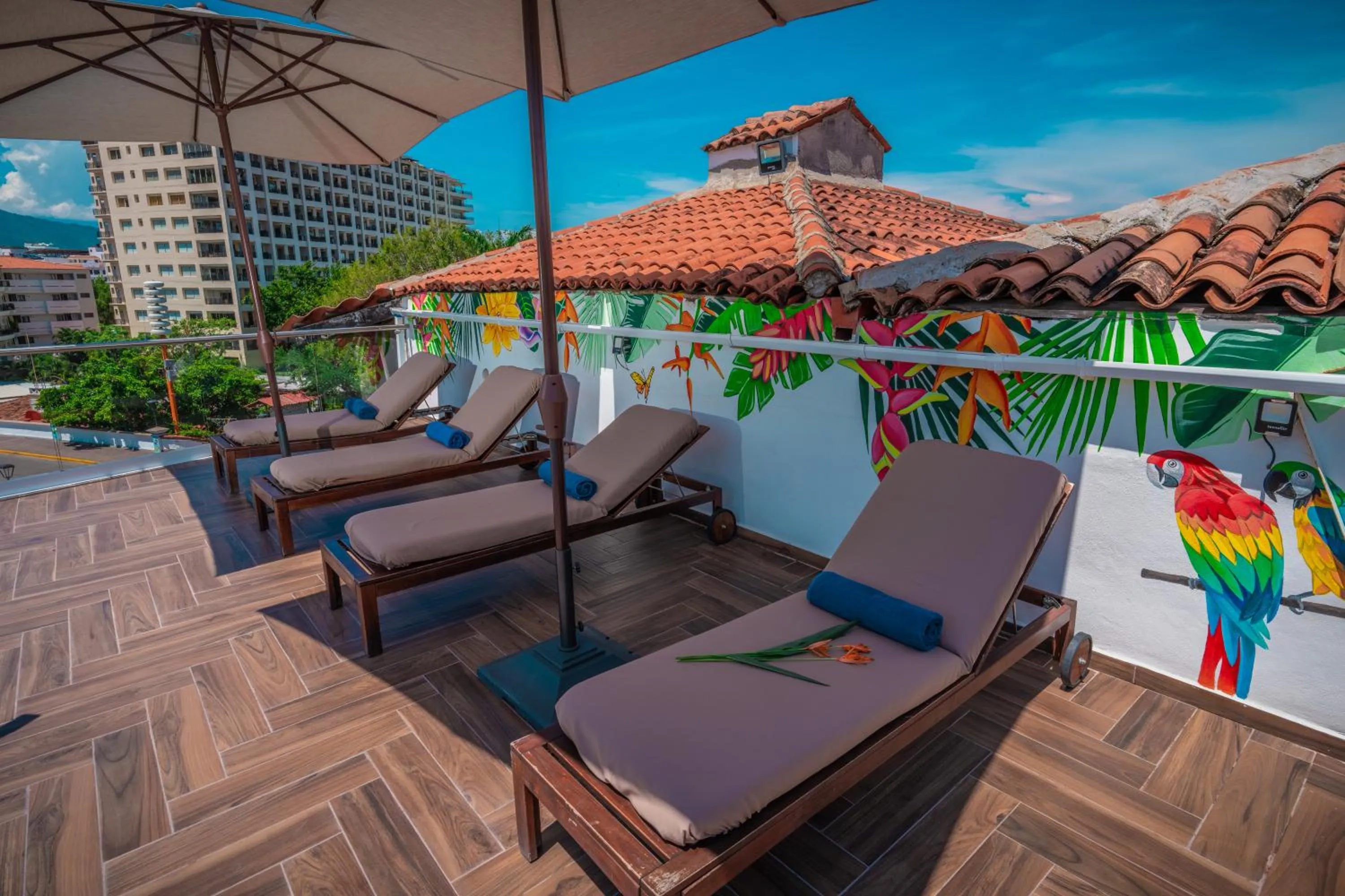 Swimming pool in Hotel Encino Malecón Centro Puerto Vallarta