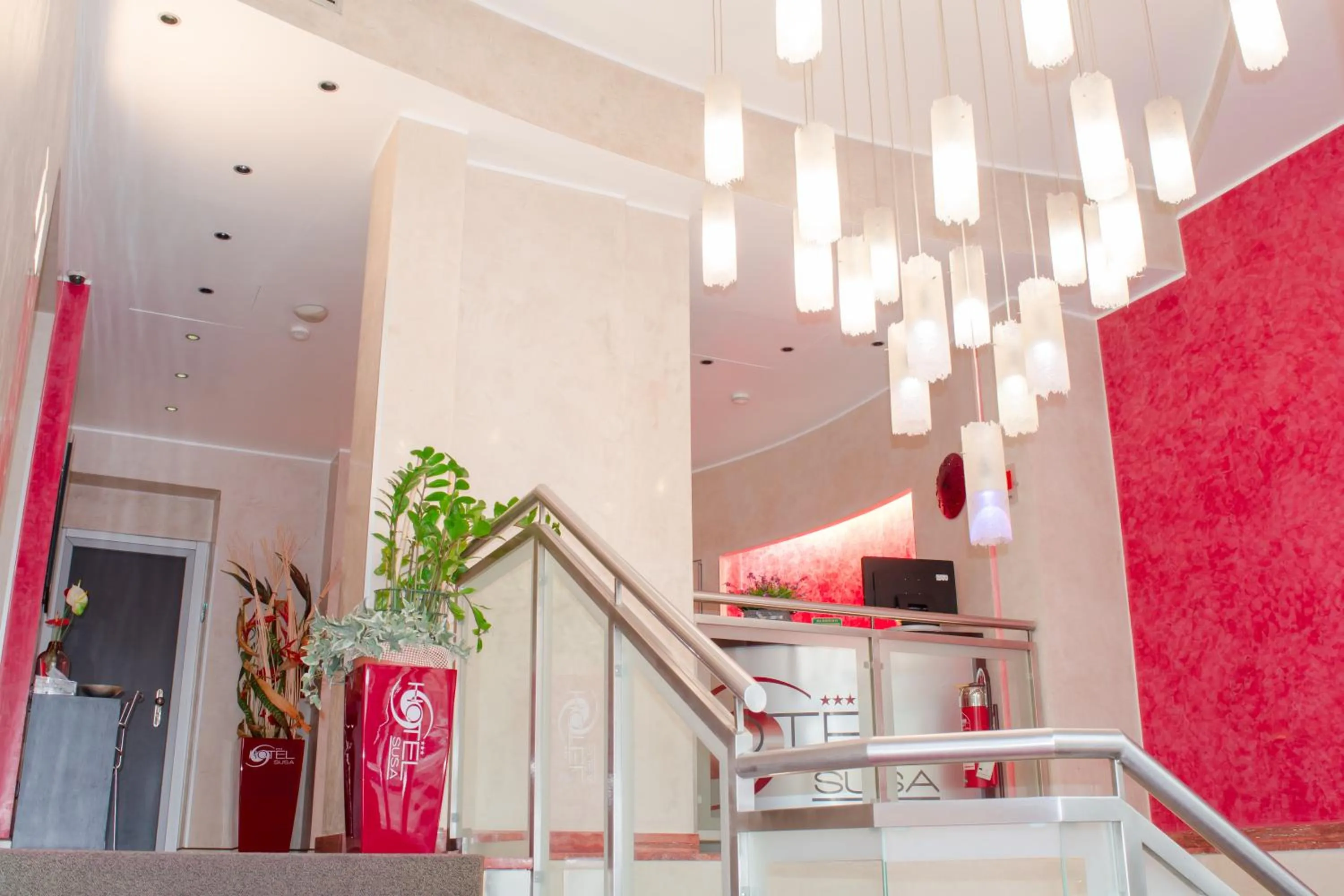 Lobby or reception in Hotel Susa
