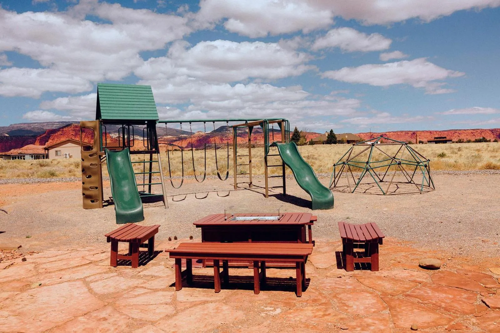 Children play ground in Broken Spur Inn & Steakhouse