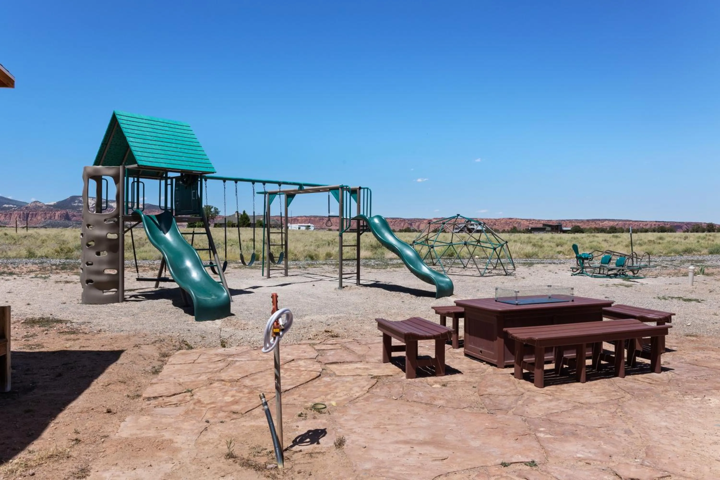 Children play ground in Broken Spur Inn & Steakhouse